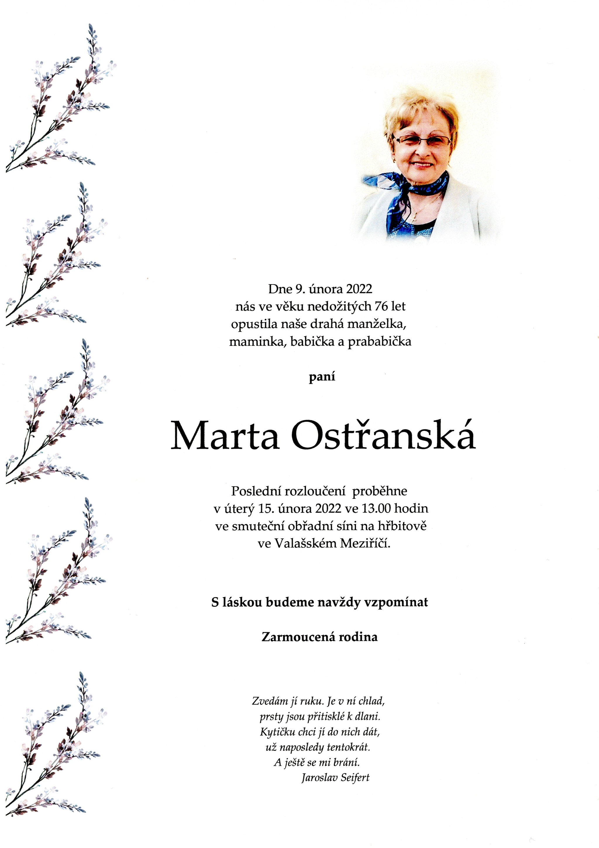 Marta Ostřanská