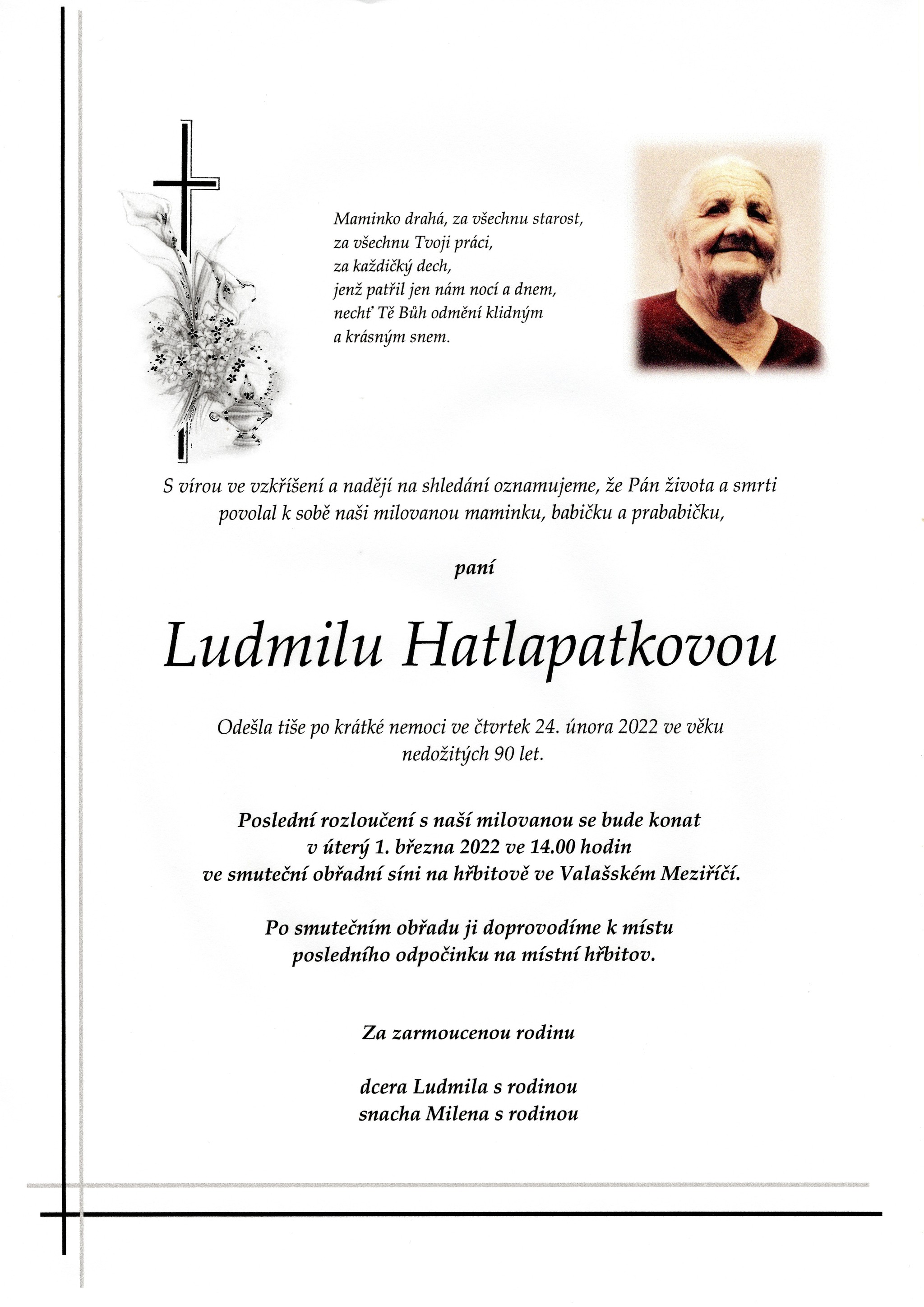 Ludmila Hatlapatková