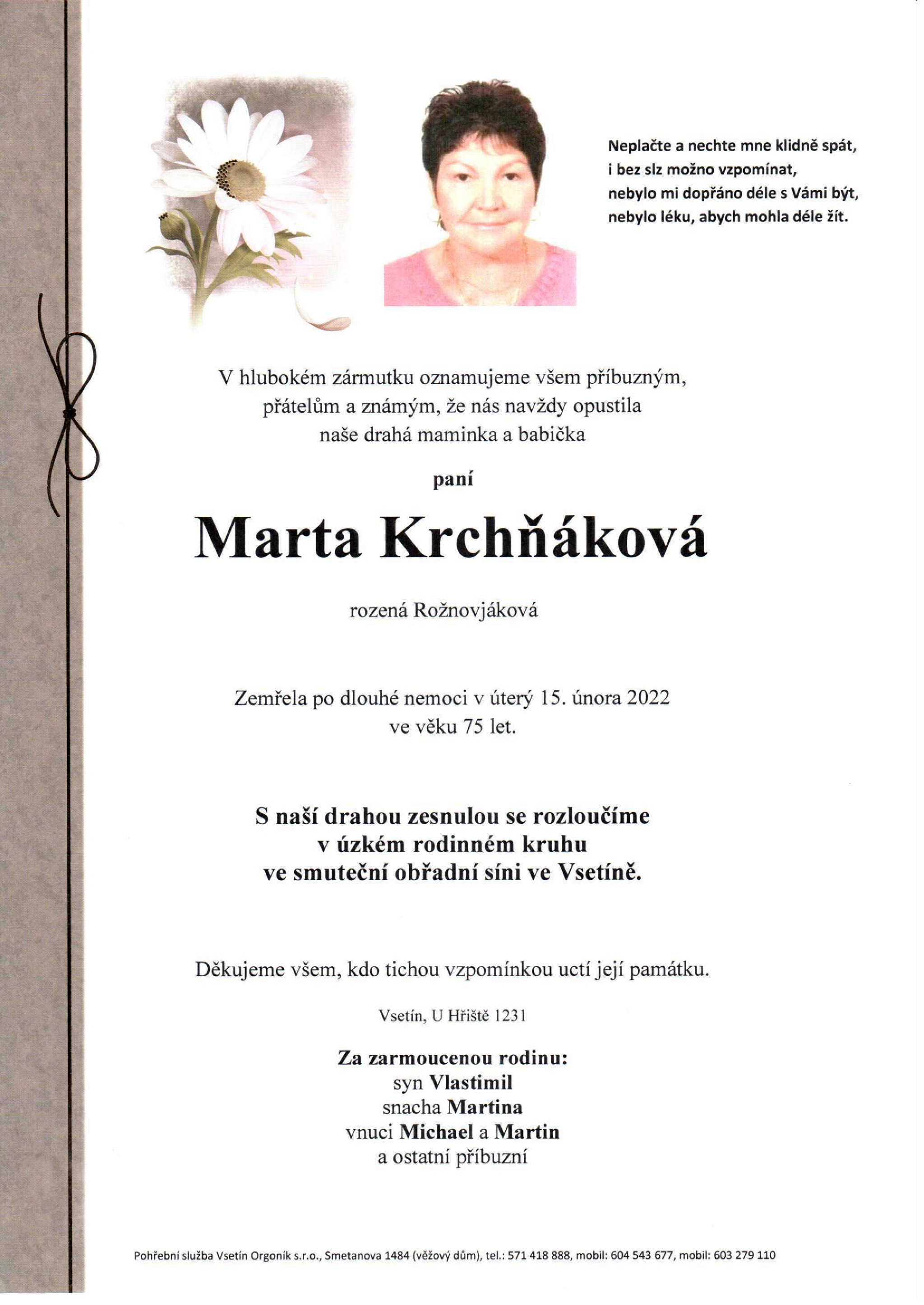 Marta Krchňáková