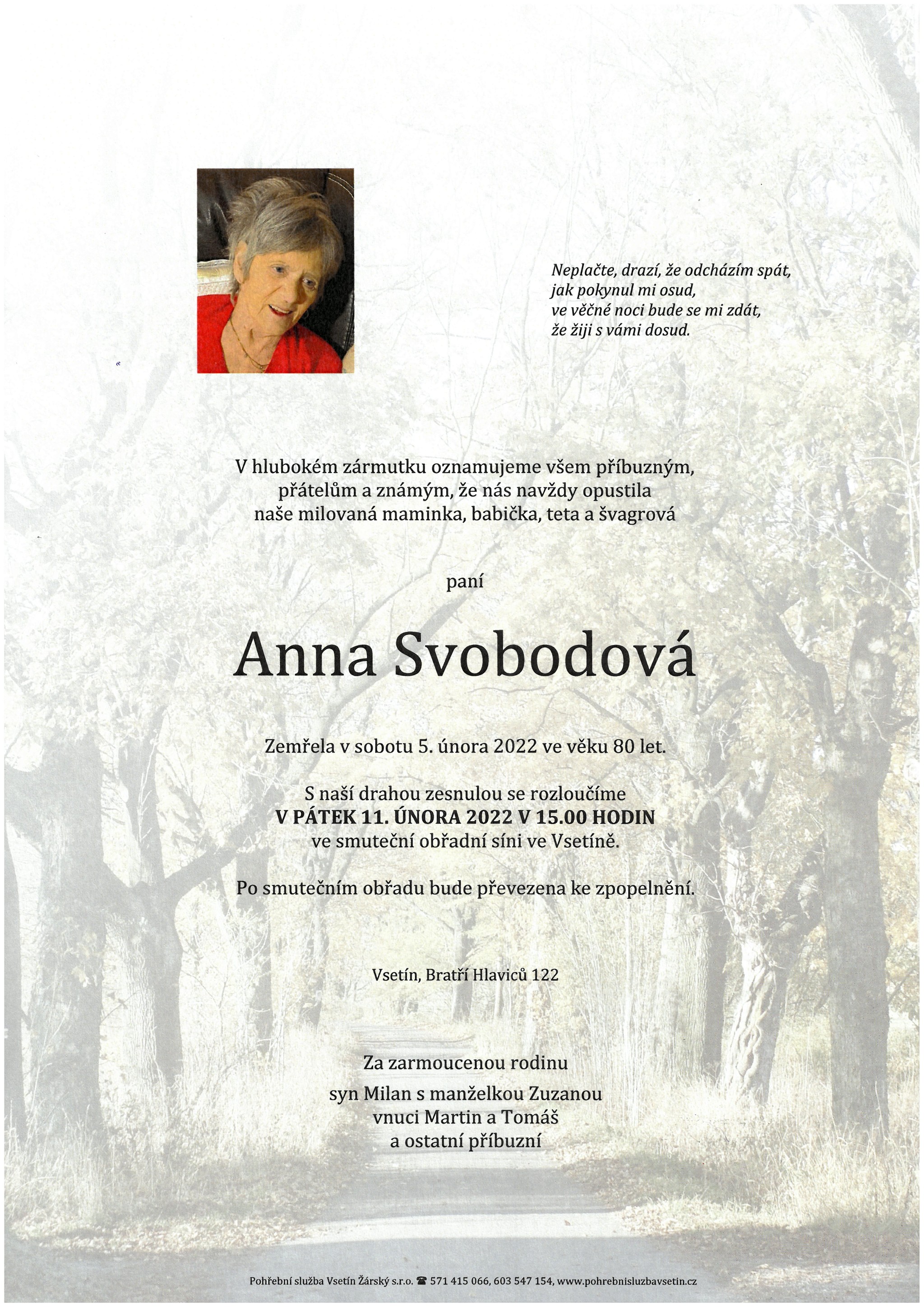 Anna Svobodová