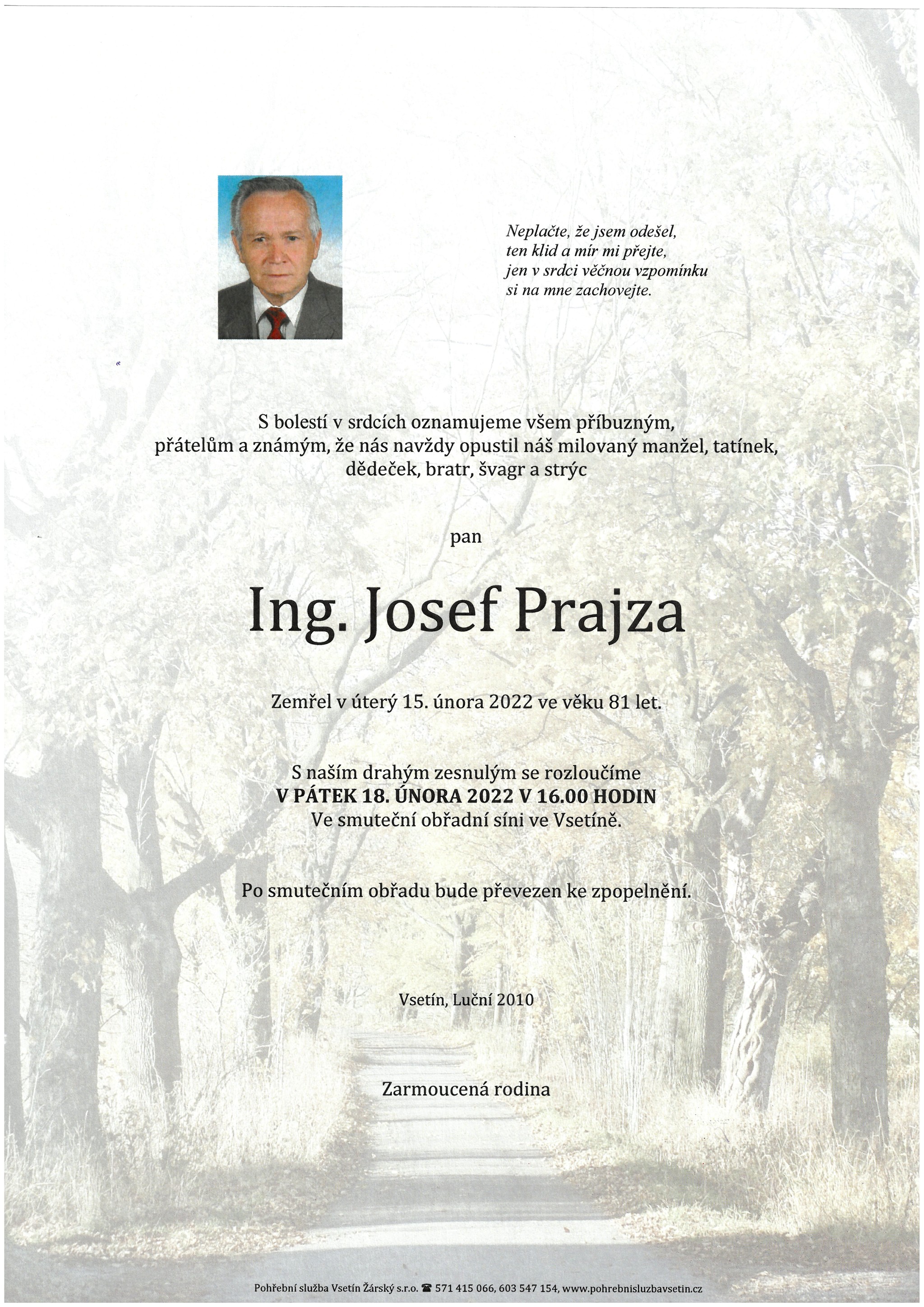 Ing. Josef Prajza