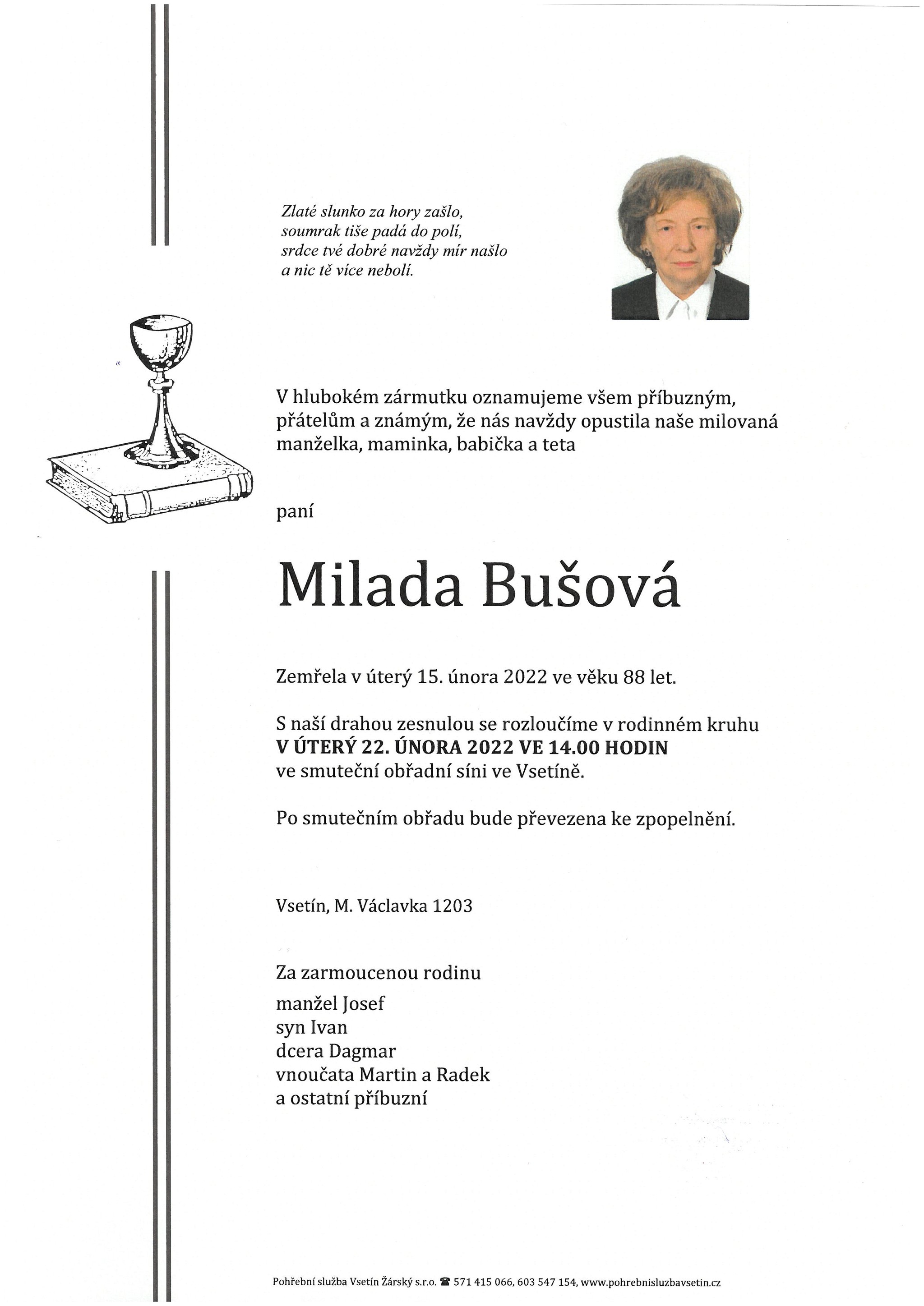 Milada Bušová