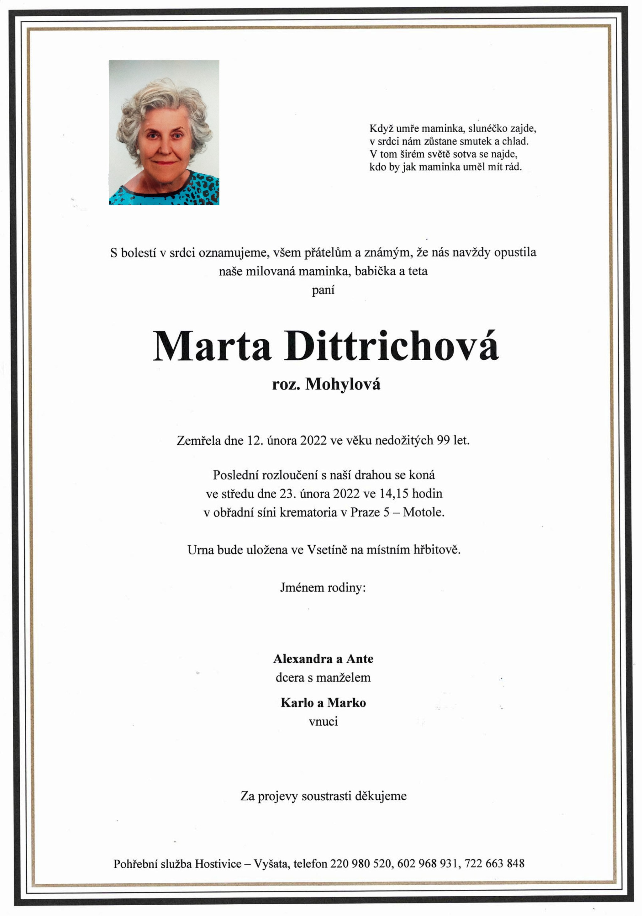 Marta Dittrichová