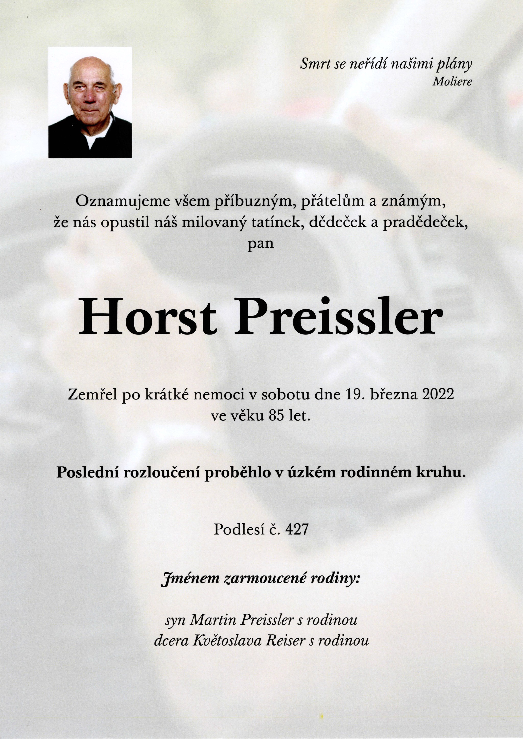 Horst Preissler