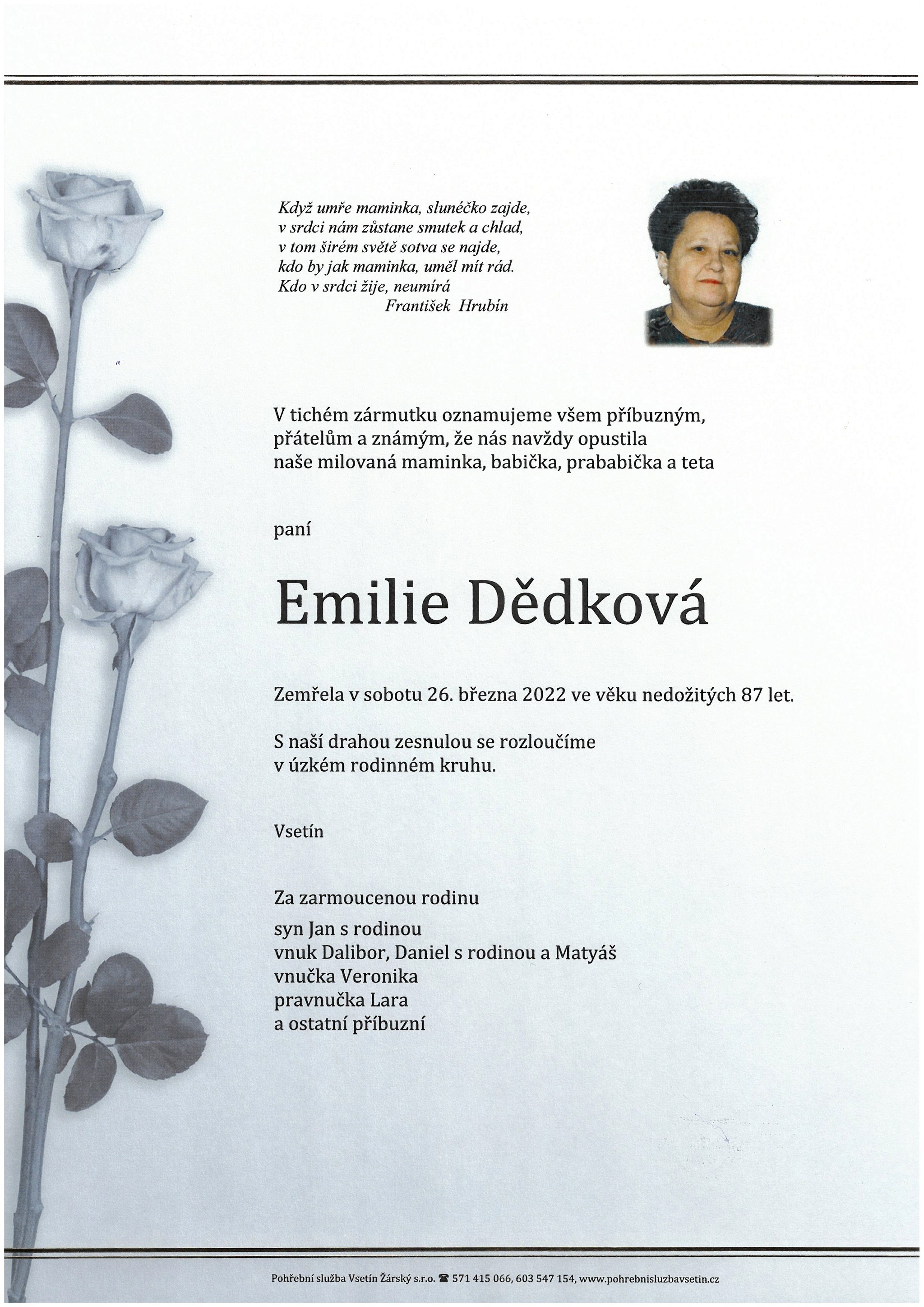 Emilie Dědková