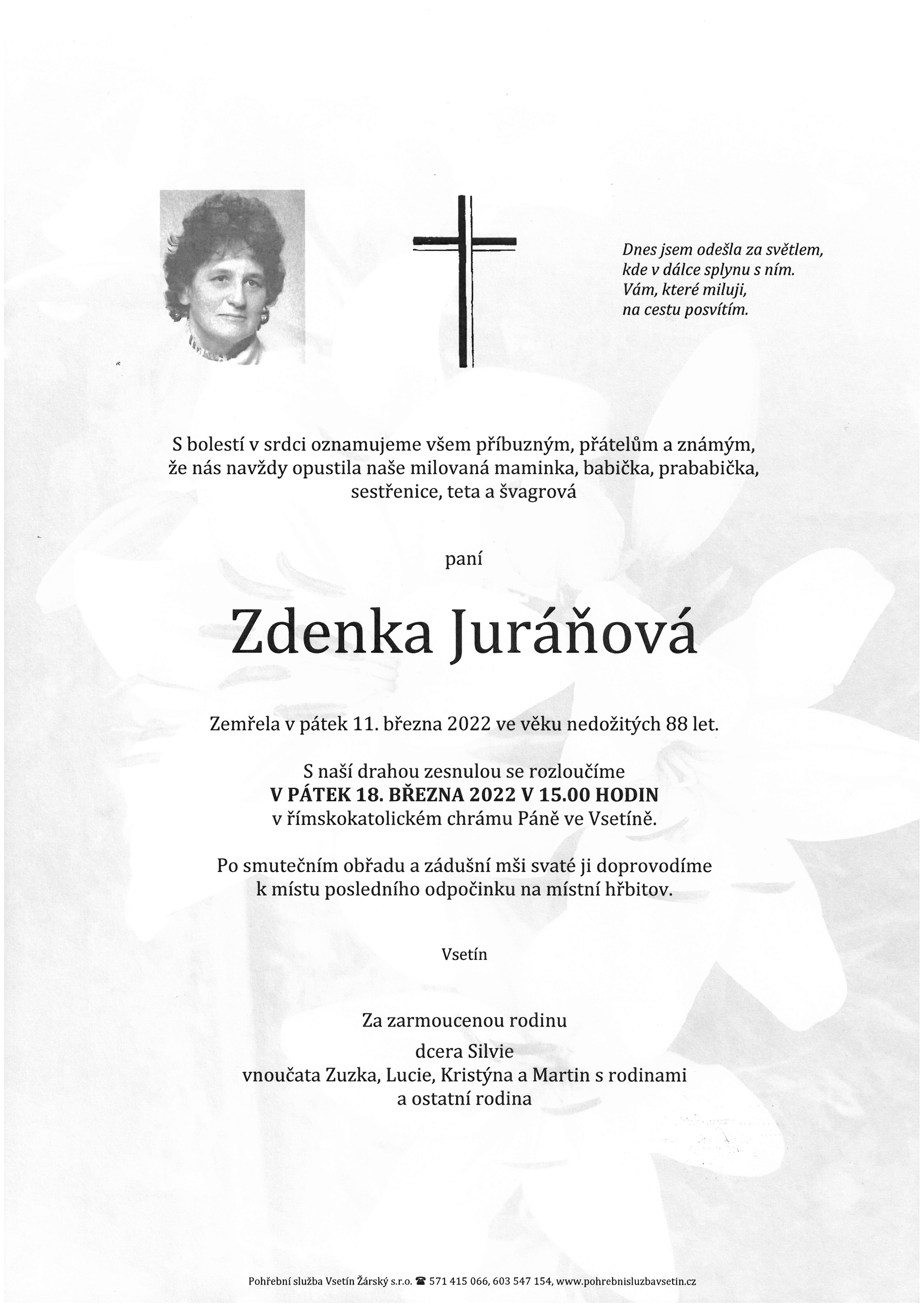 Zdenka Juráňová