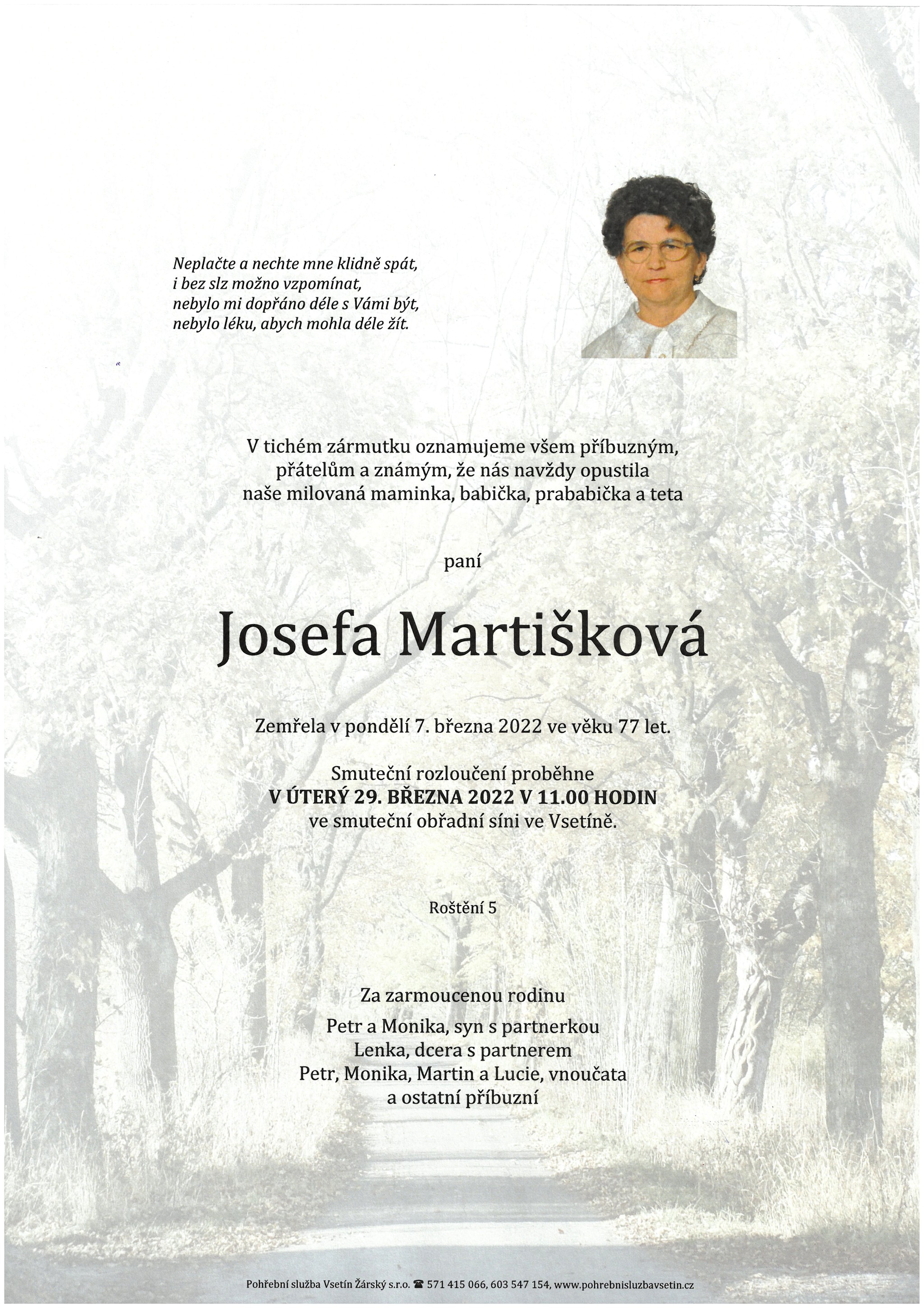 Josefa Martišková