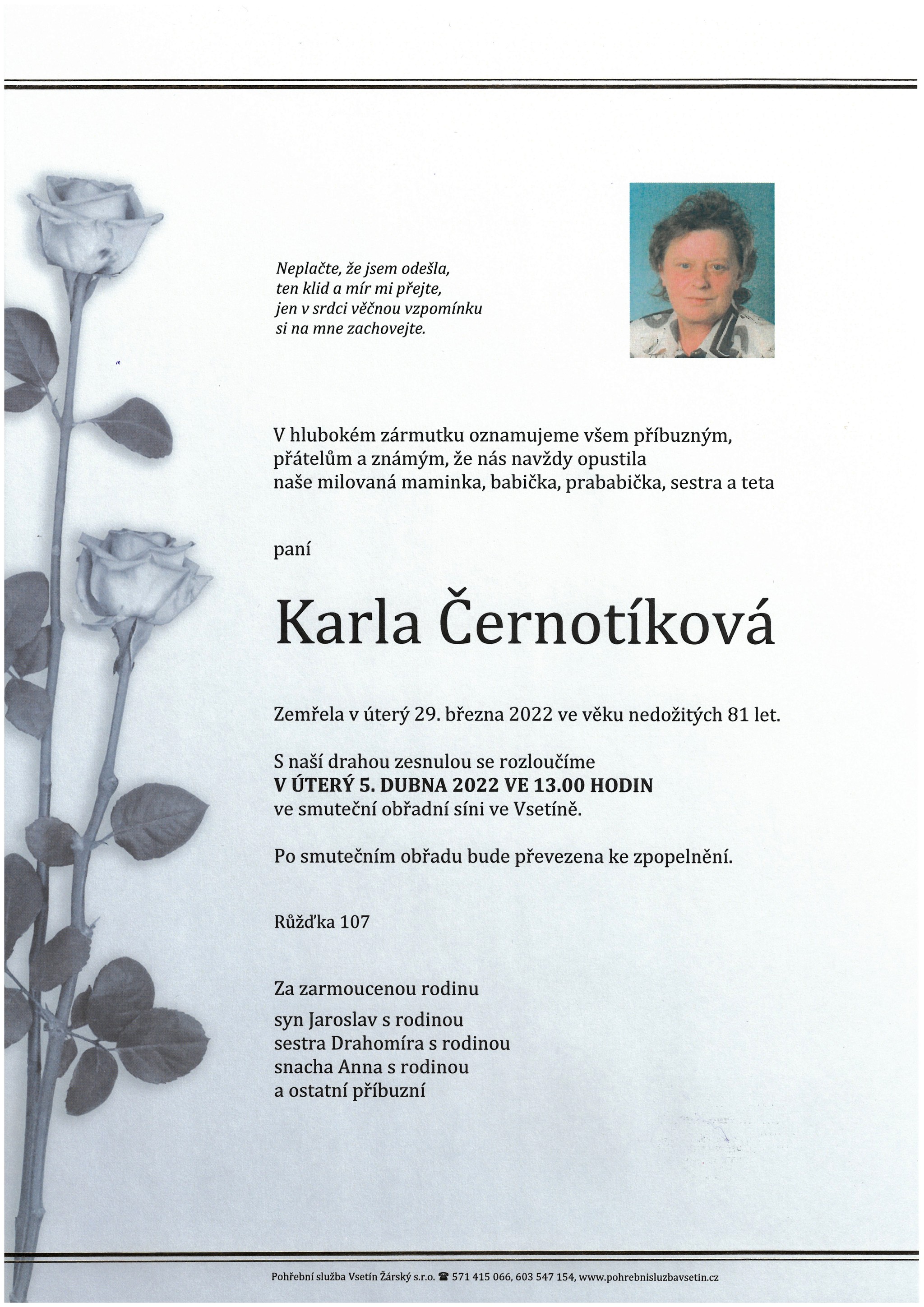 Karla Černotíková