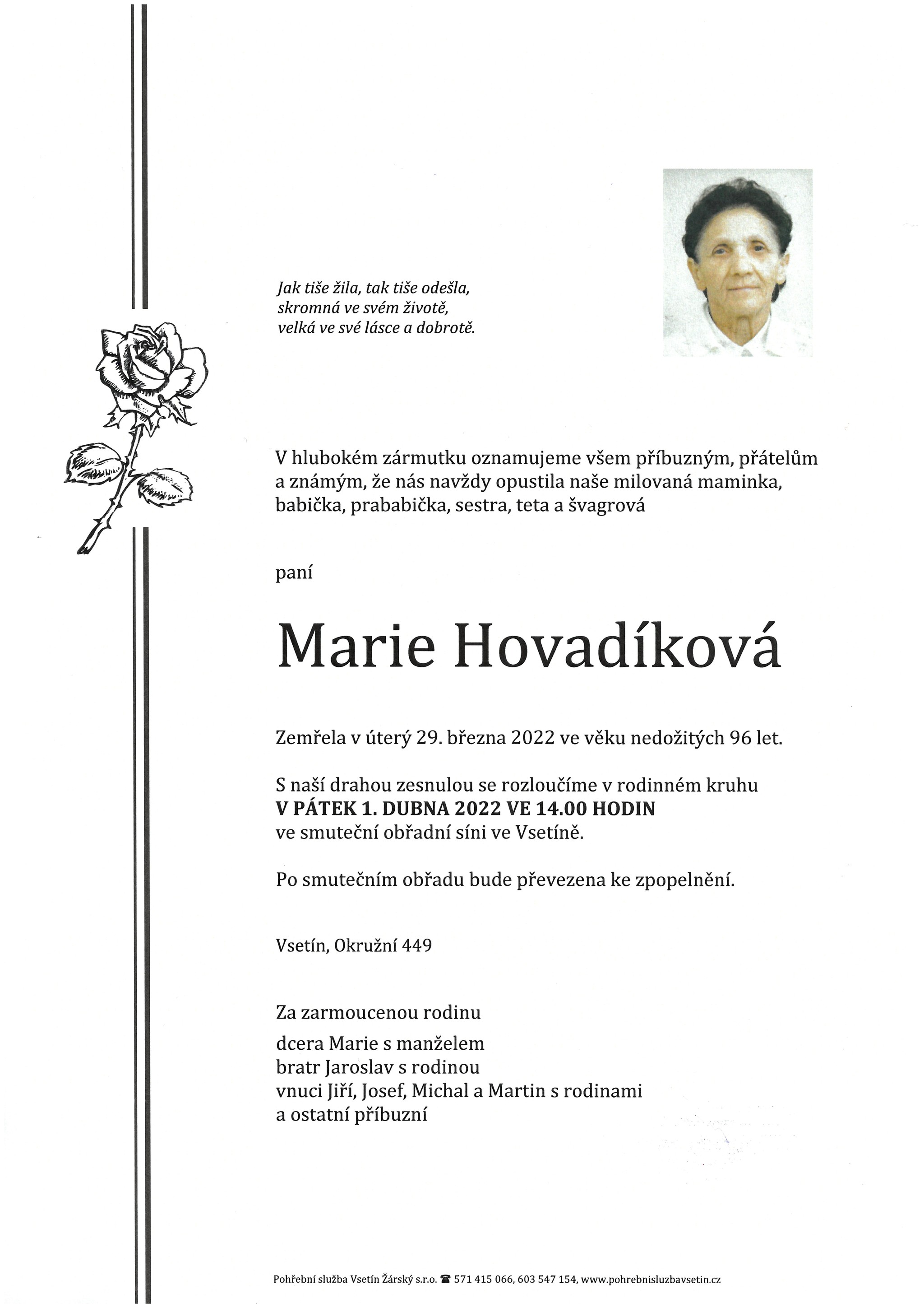 Marie Hovadíková
