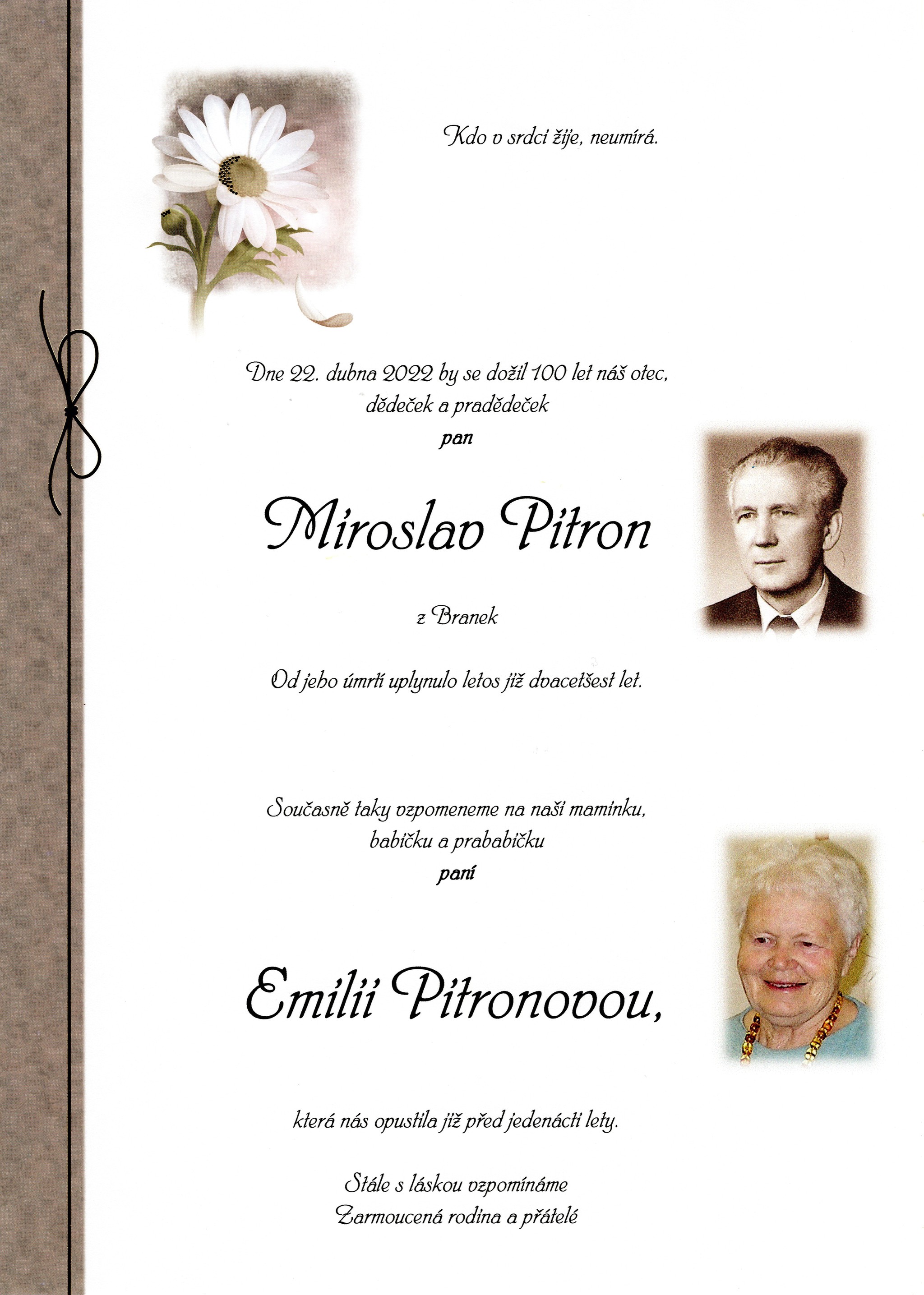 Miroslav a Emilie Pitronovi