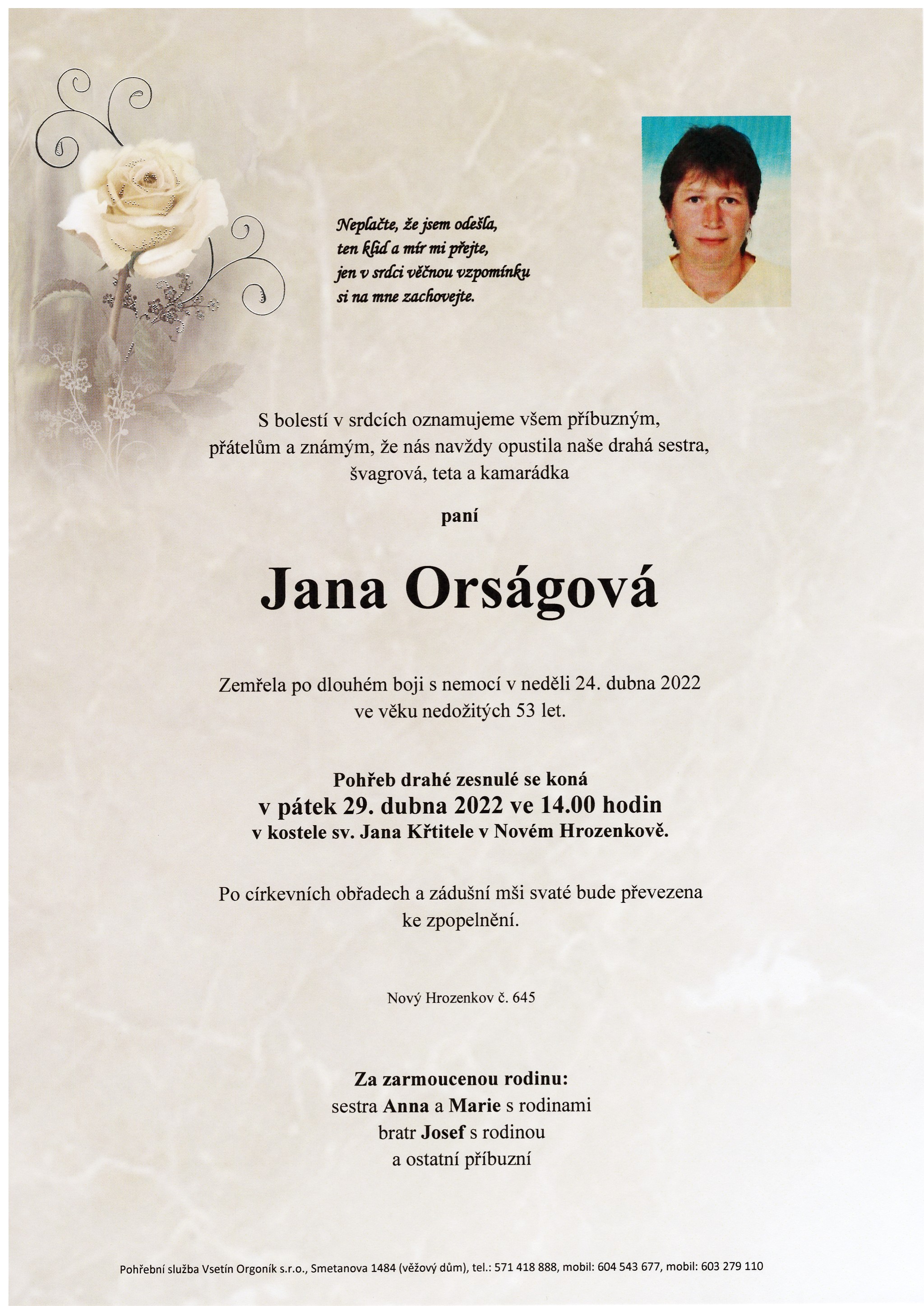 Jana Orságová