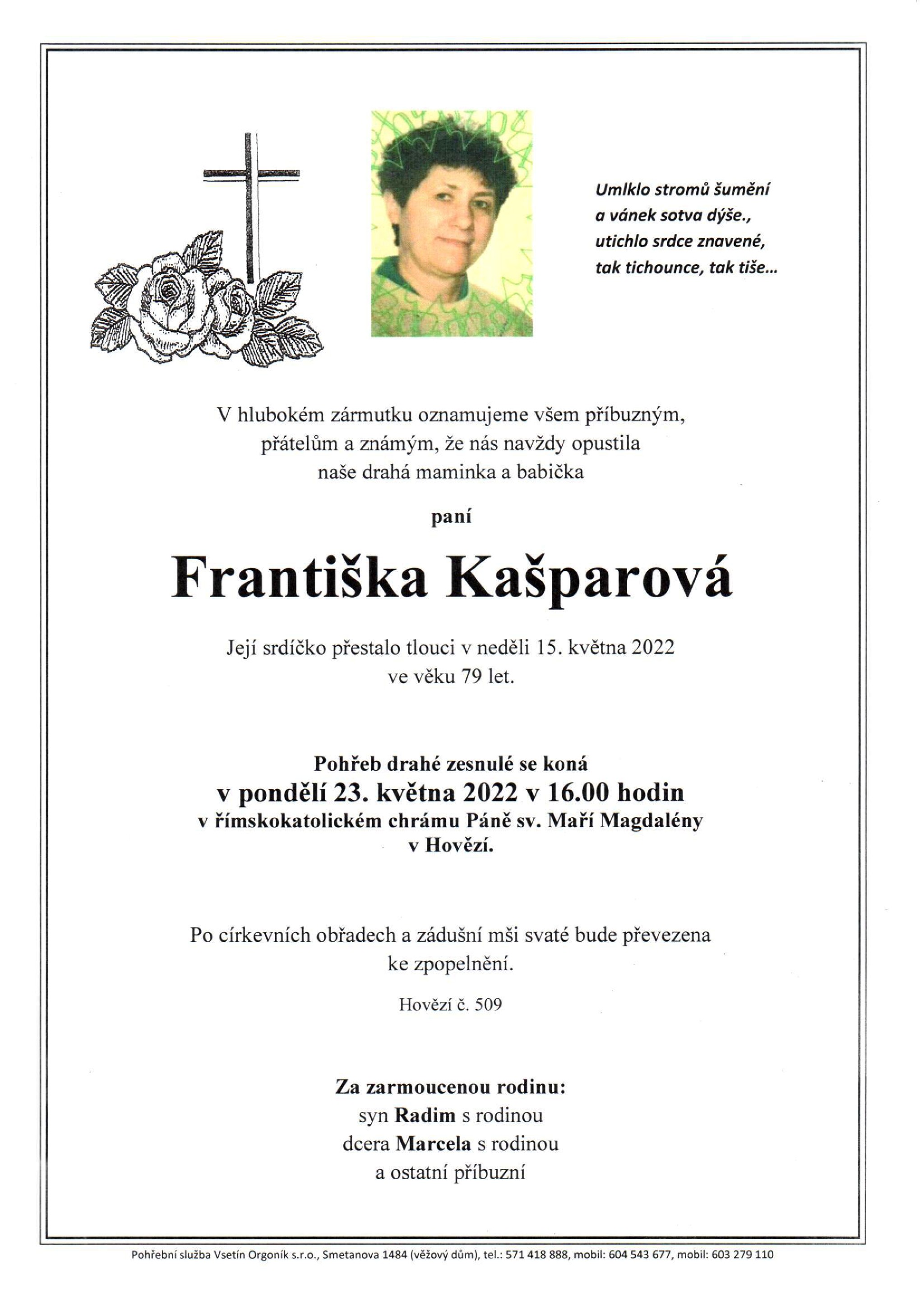 Františka Kašparová