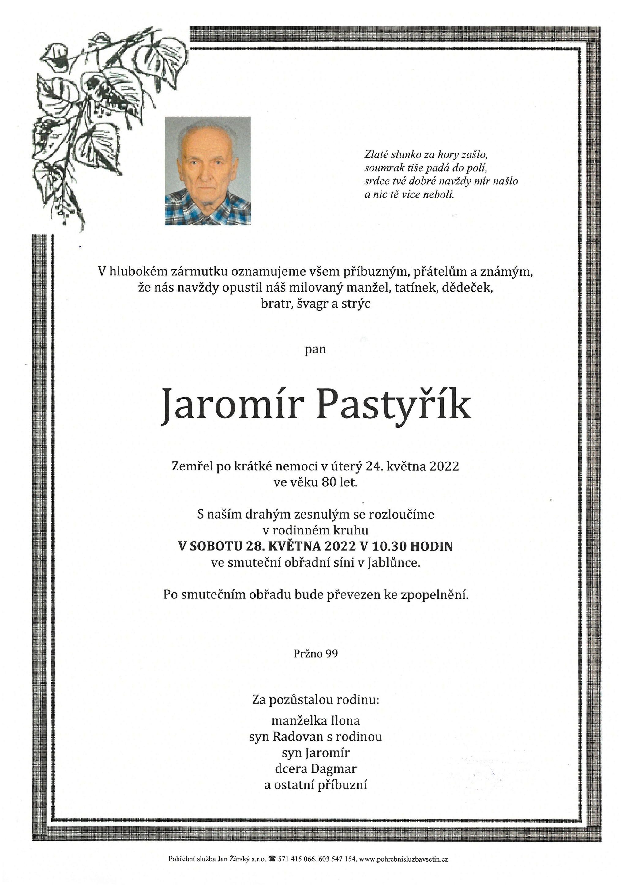 Jaromír Pastyřík
