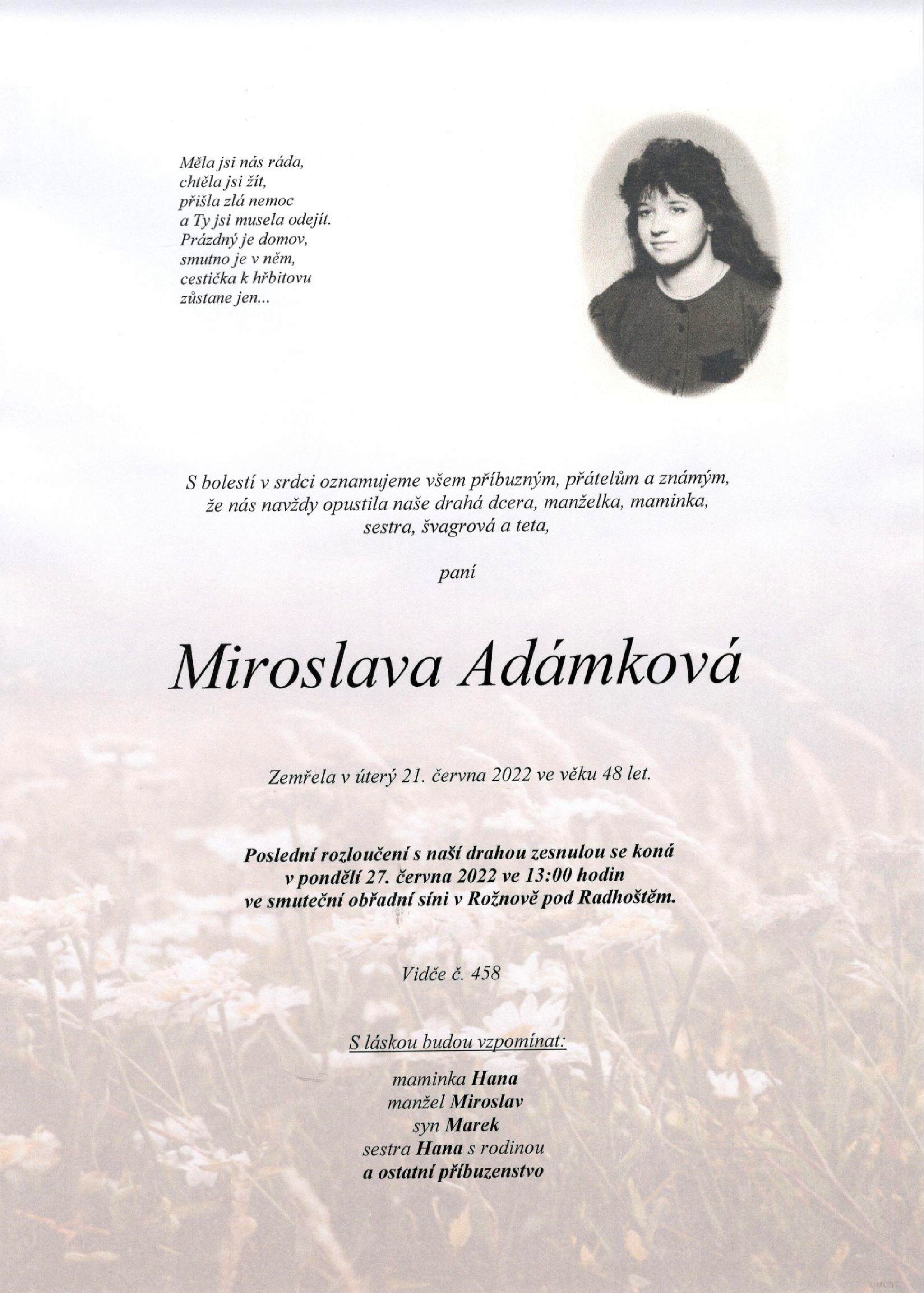 Miroslava Adámková