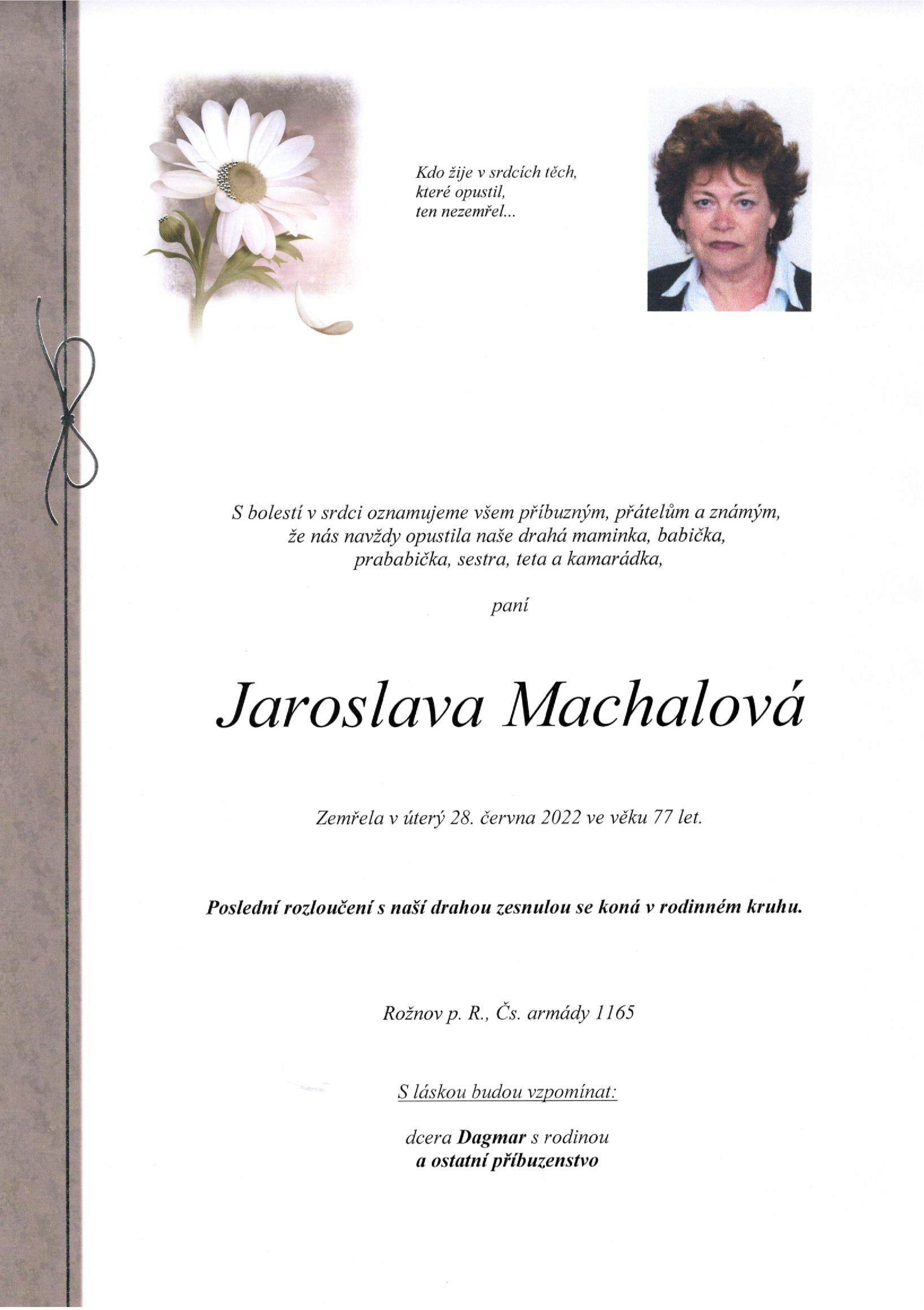Jaroslava Machalová