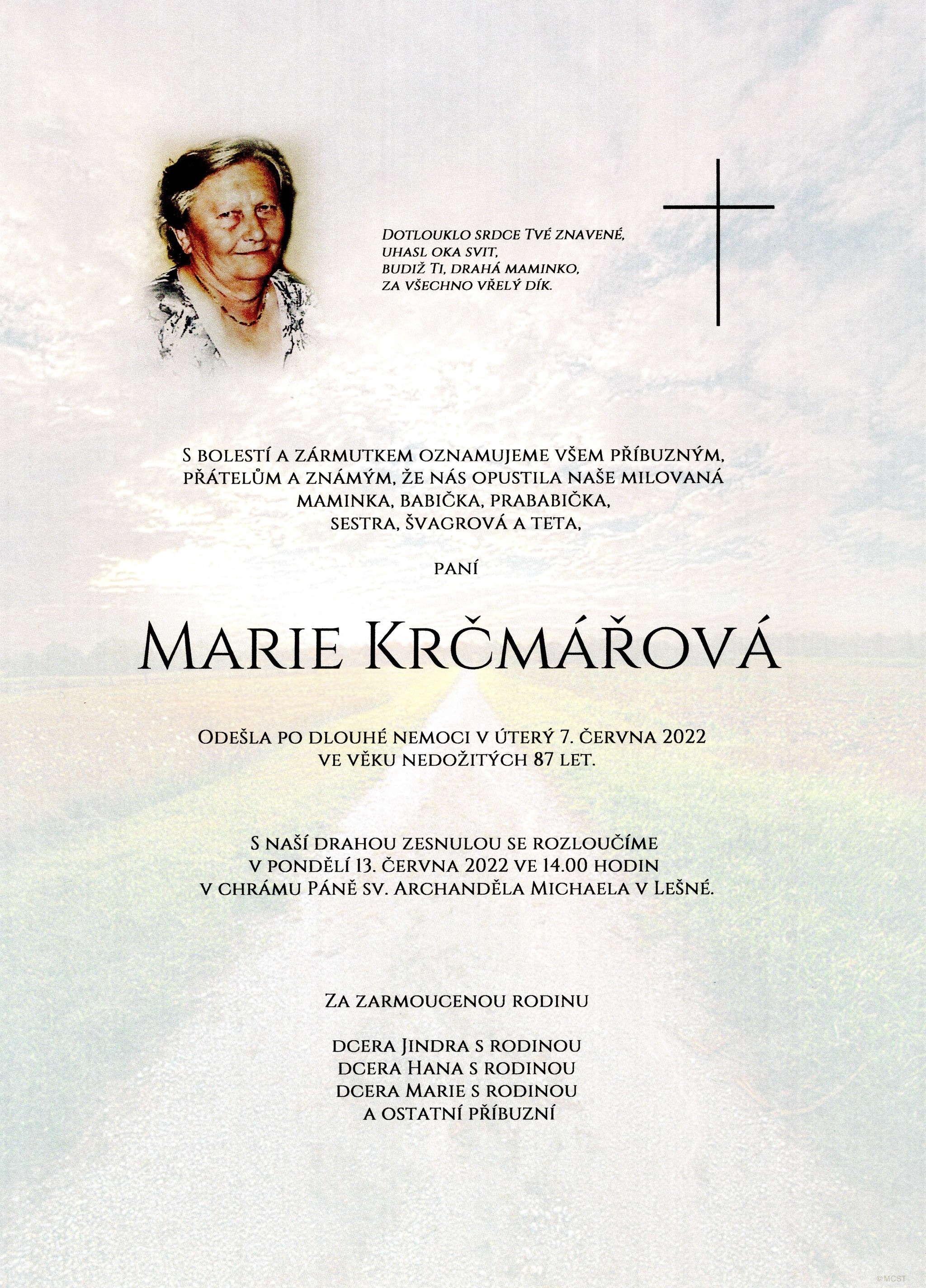 Marie Krčmářová