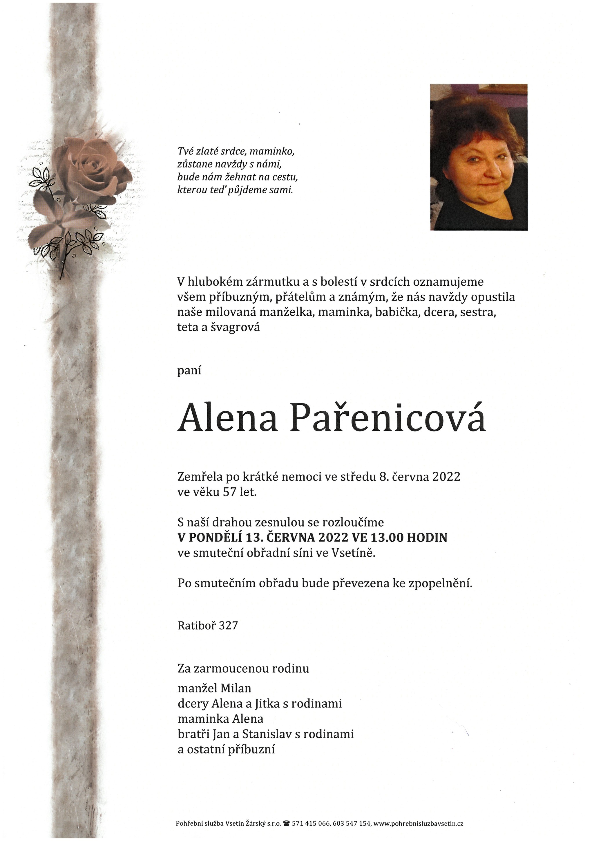 Alena Pařenicová