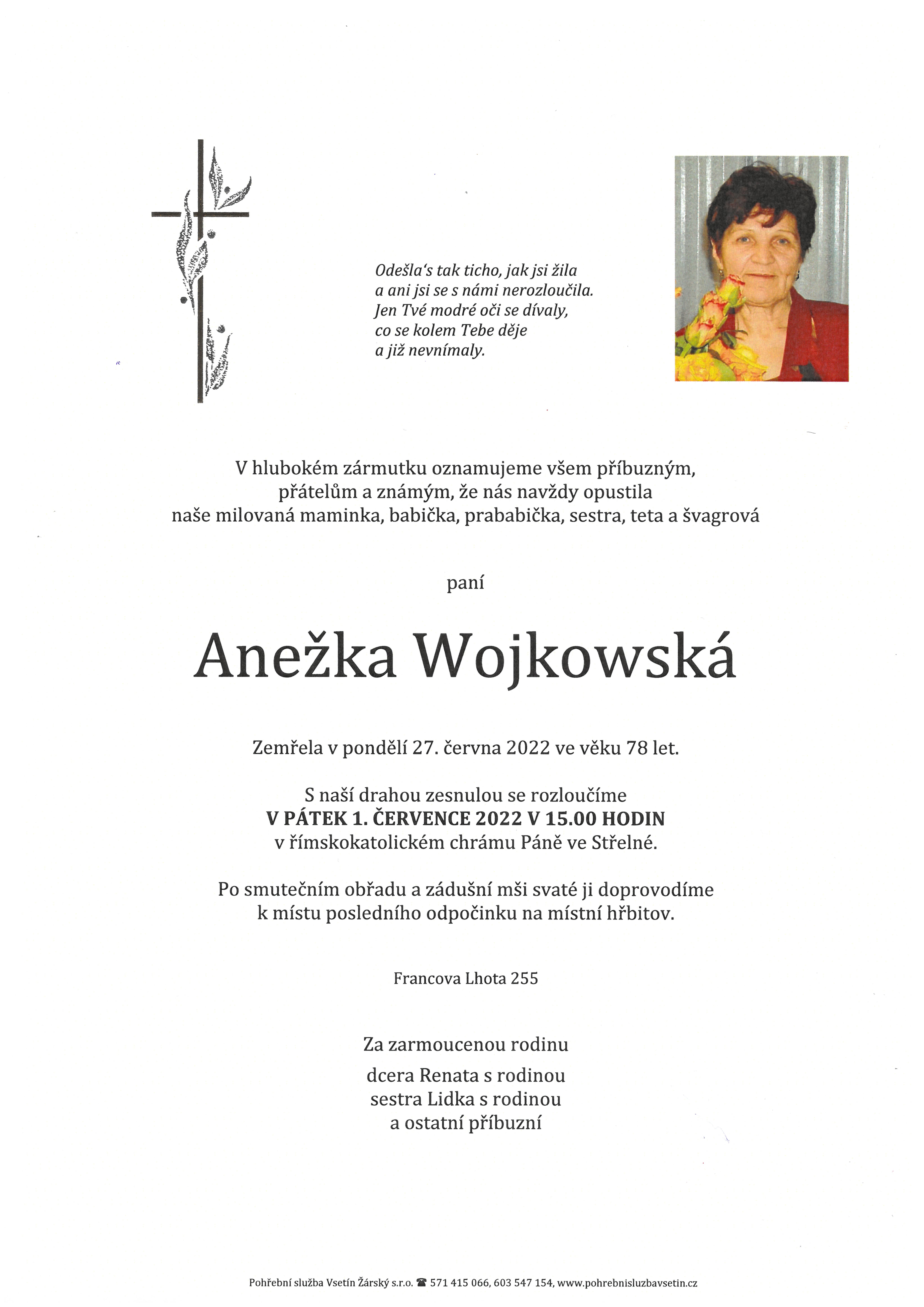 Anežka Wojkowská