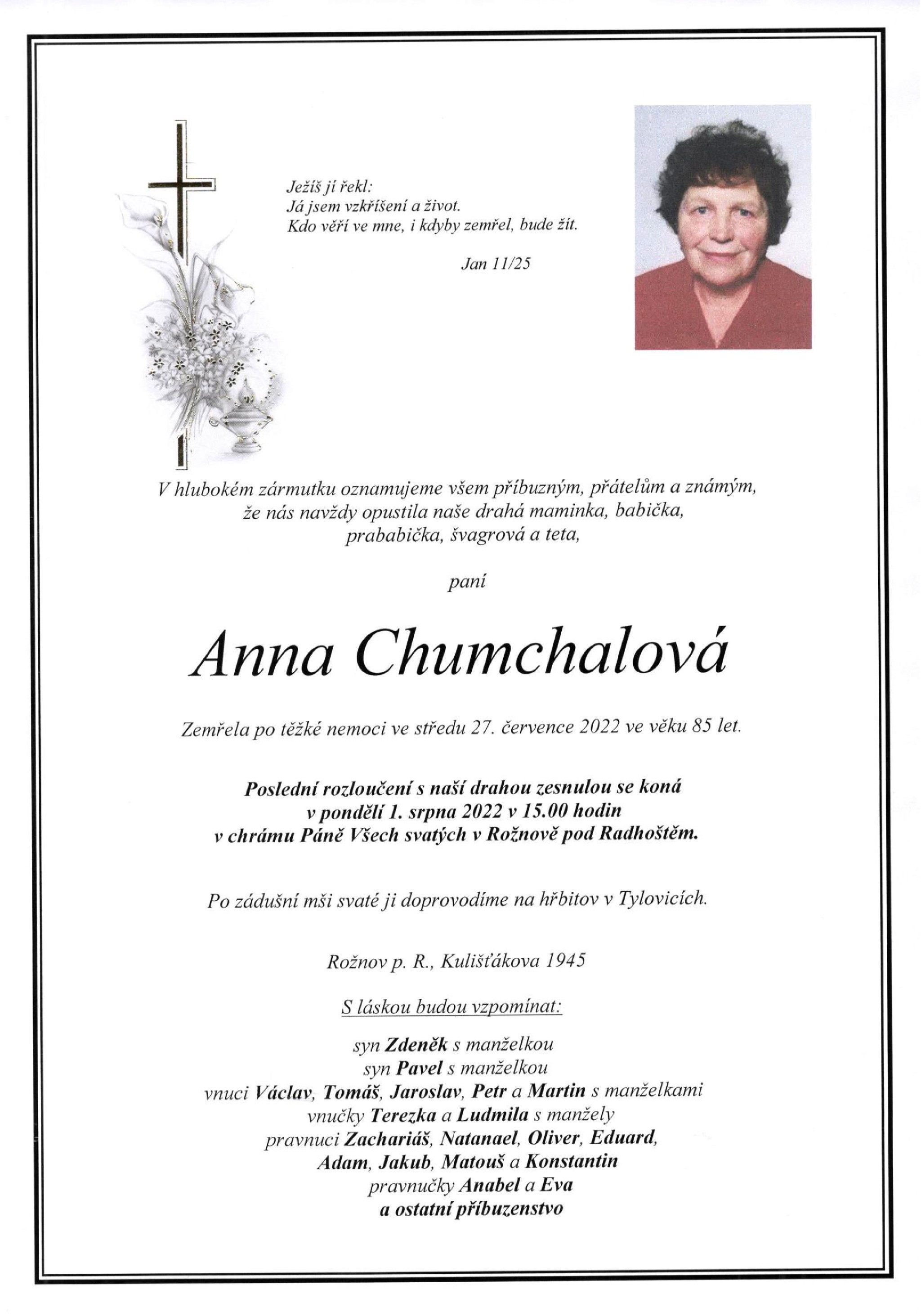 Anna Chumchalová