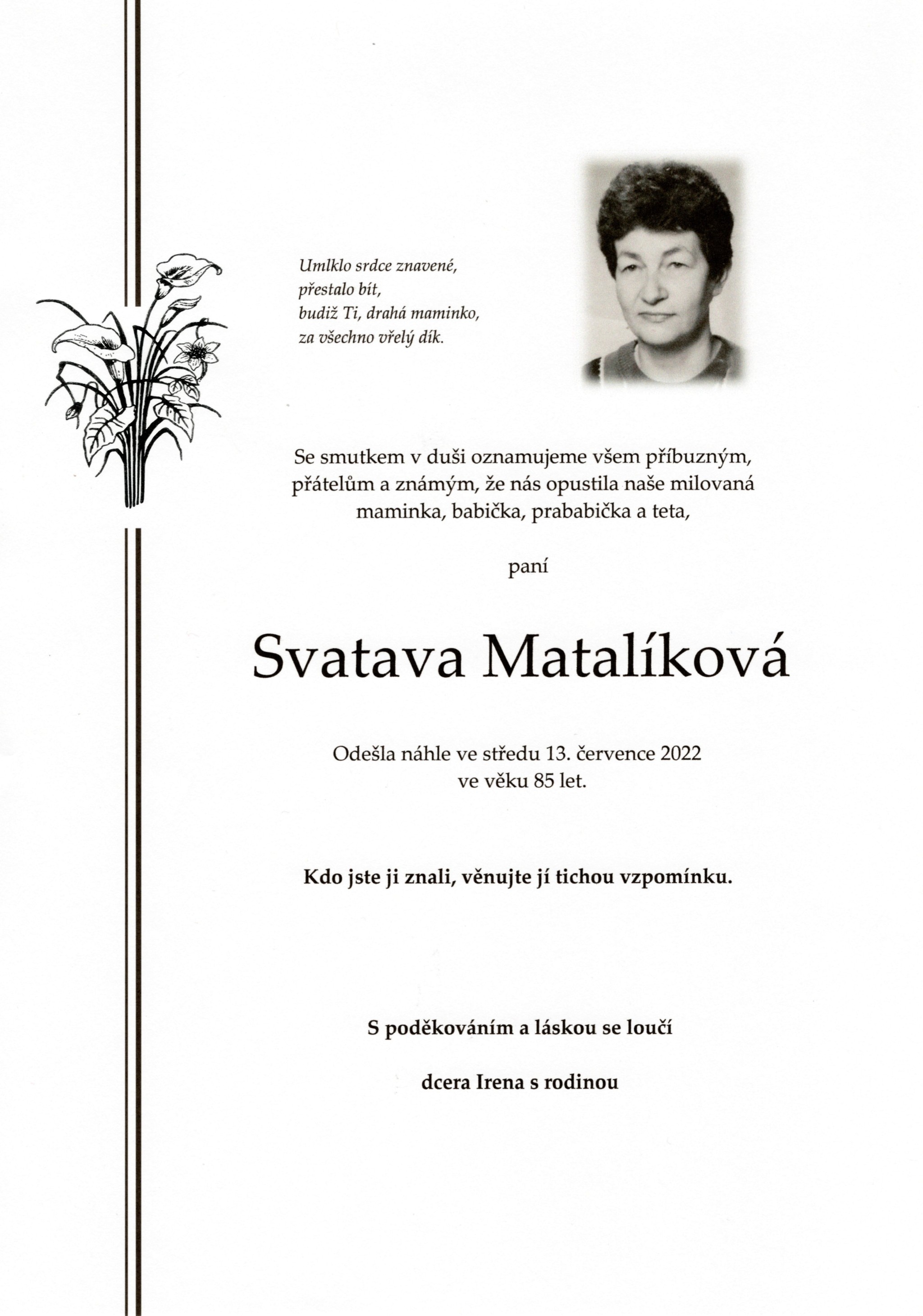 Svatava Matalíková