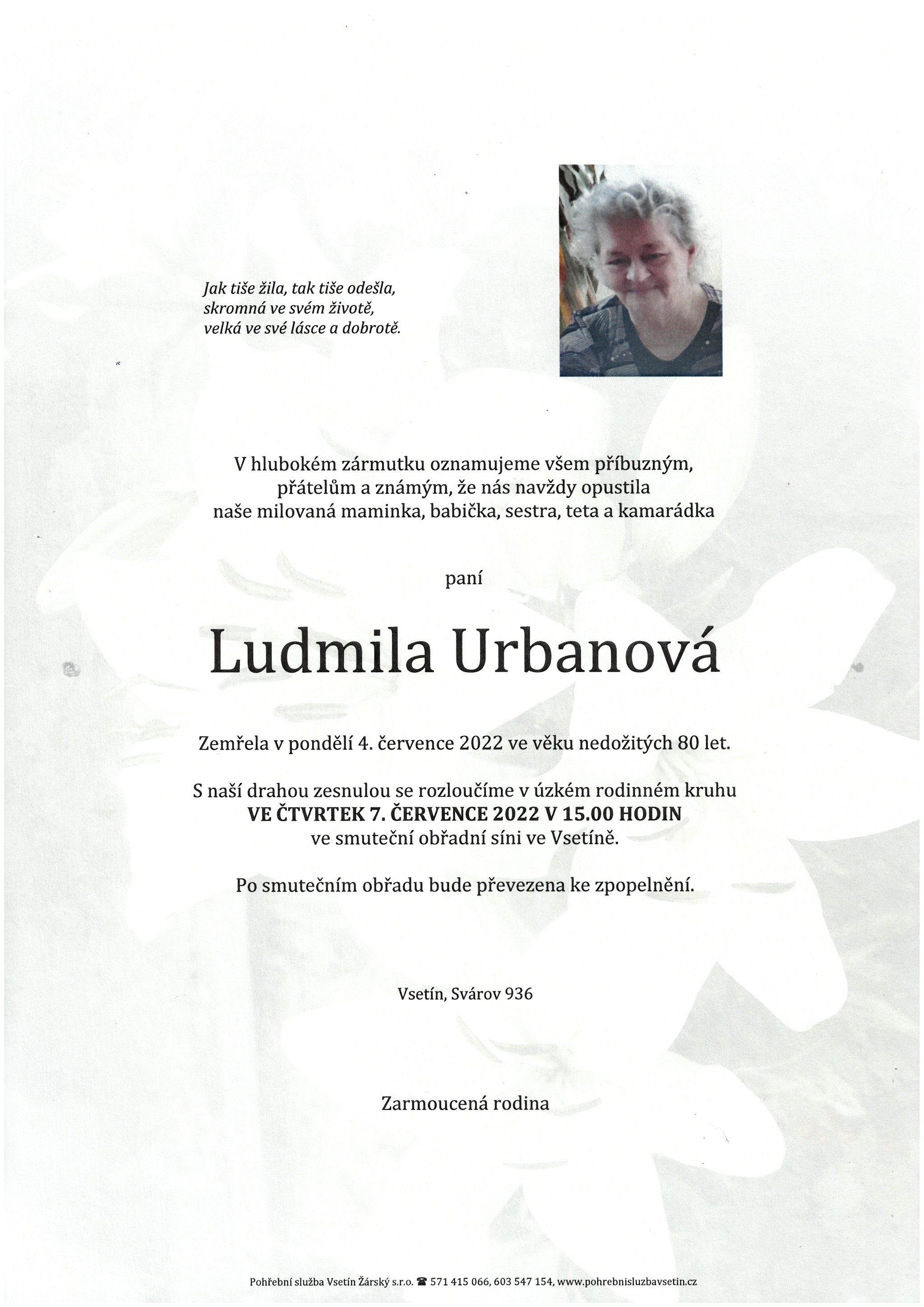 Ludmila Urbanová