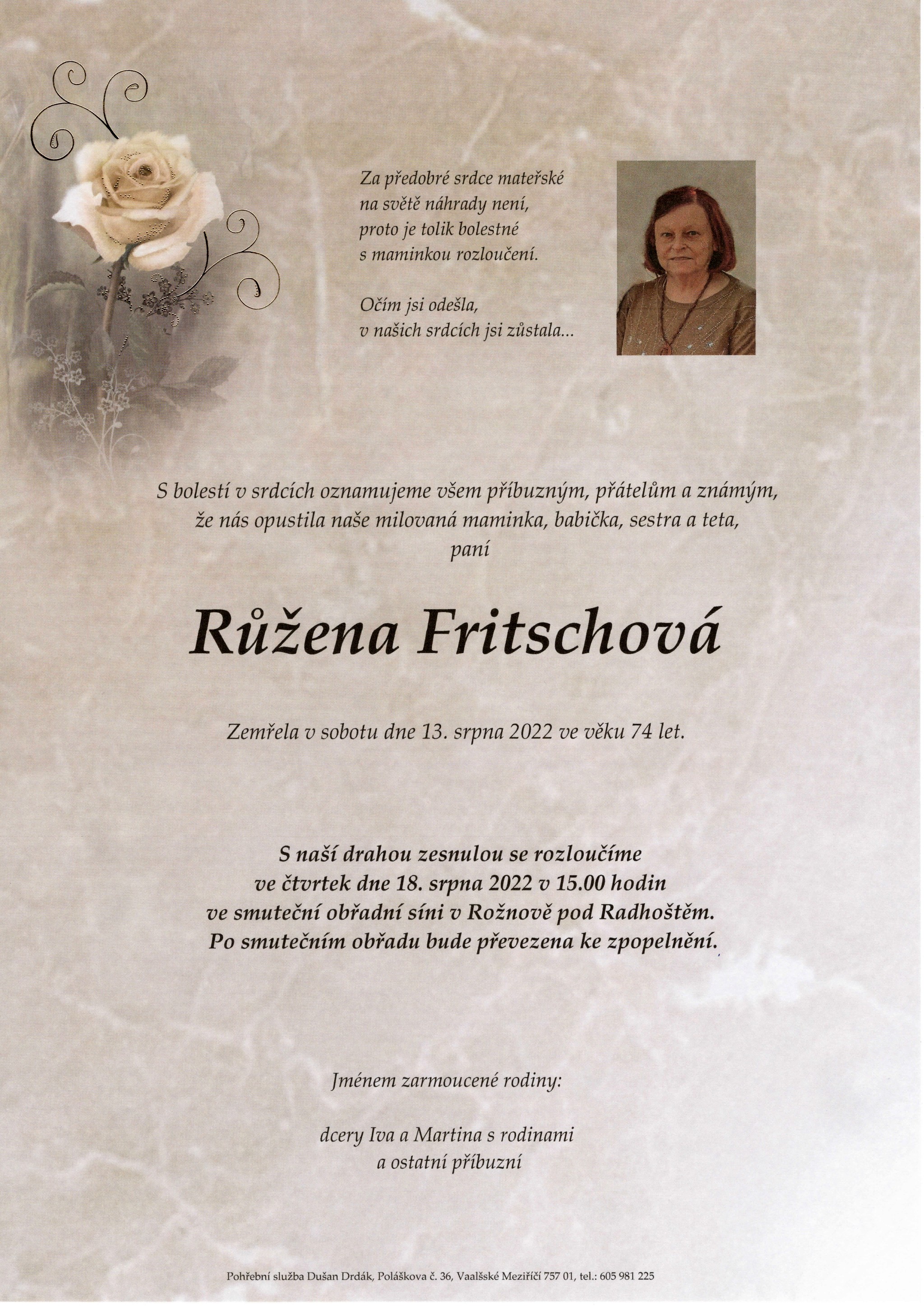 Růžena Fritschová