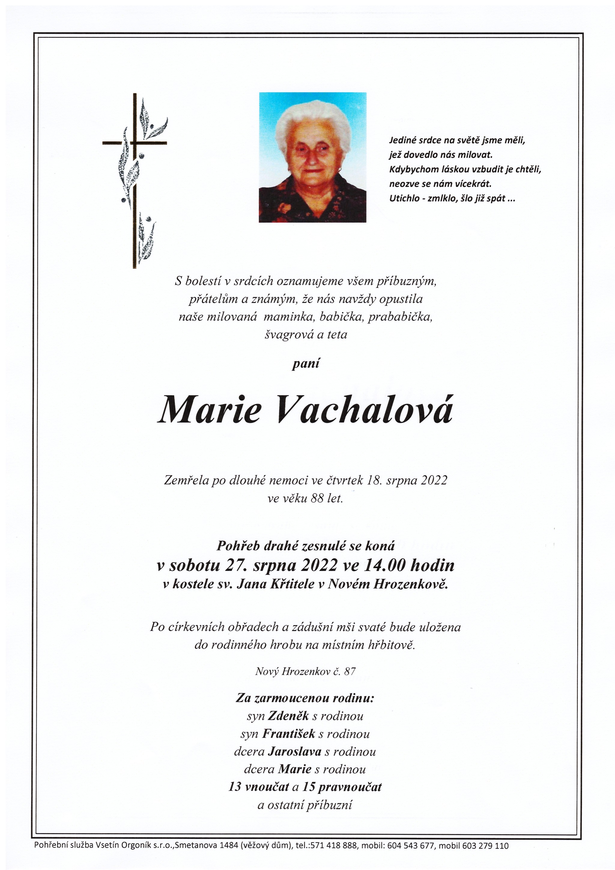 Marie Vachalová