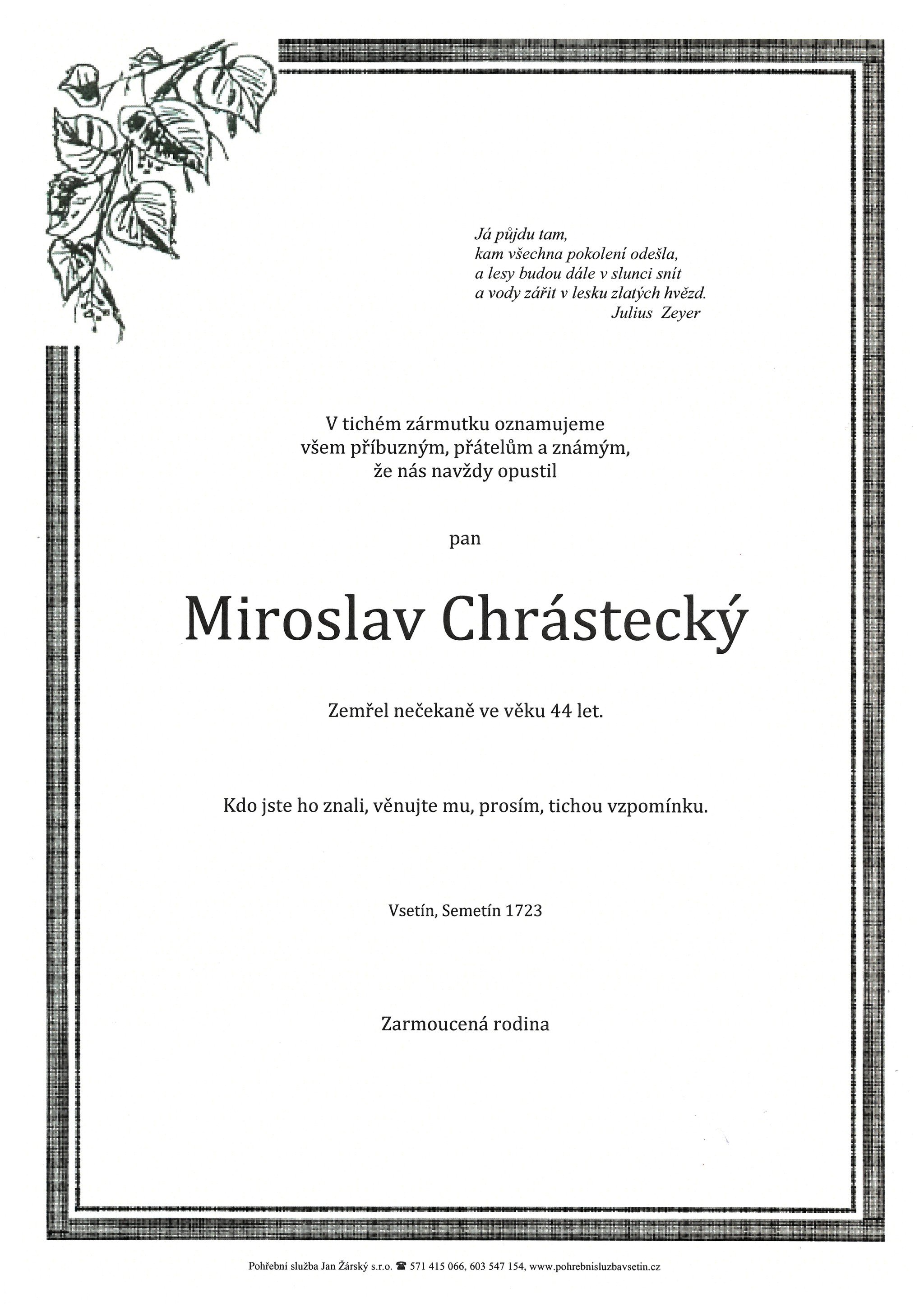 Miroslav Chrástecký