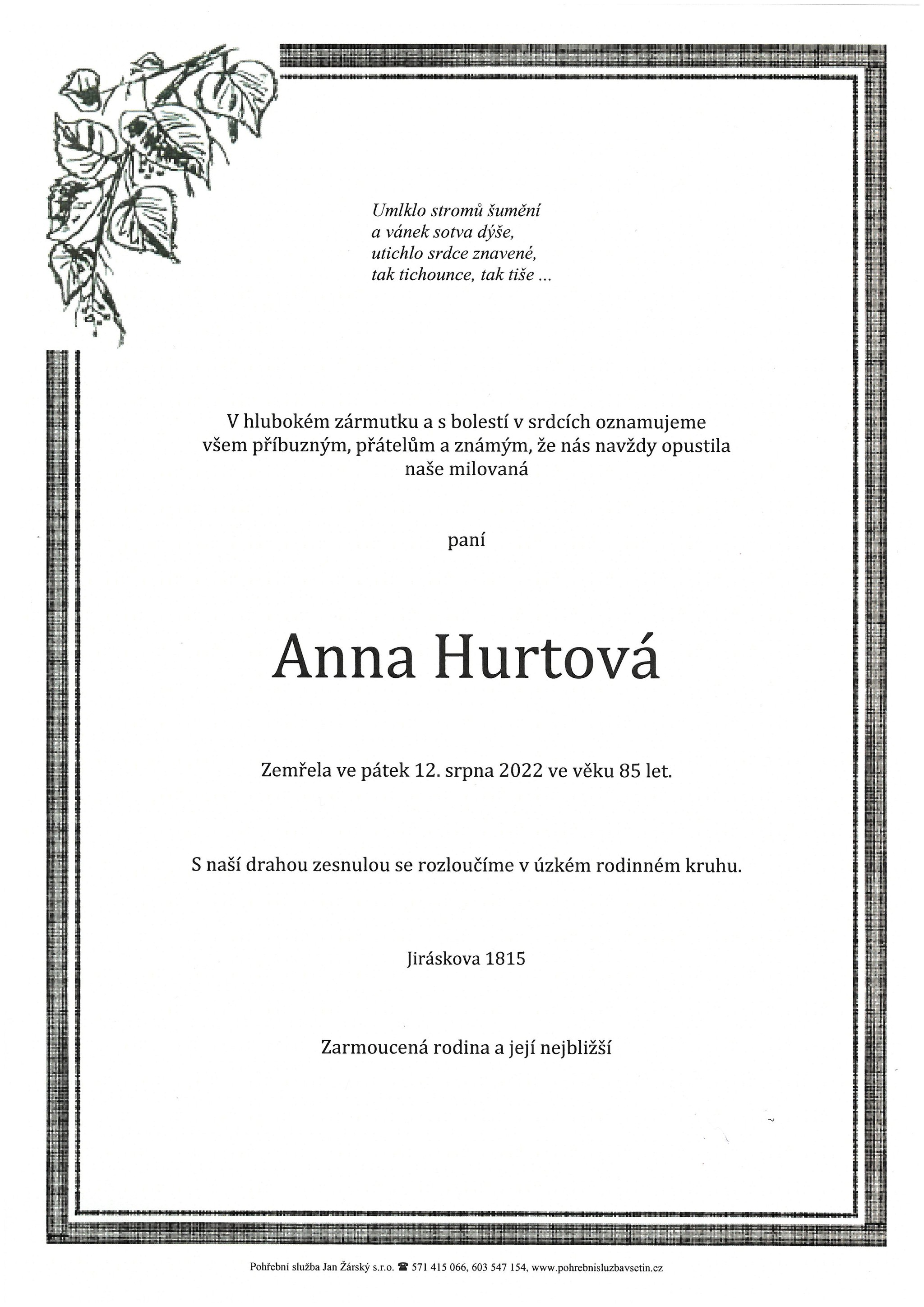 Anna Hurtová