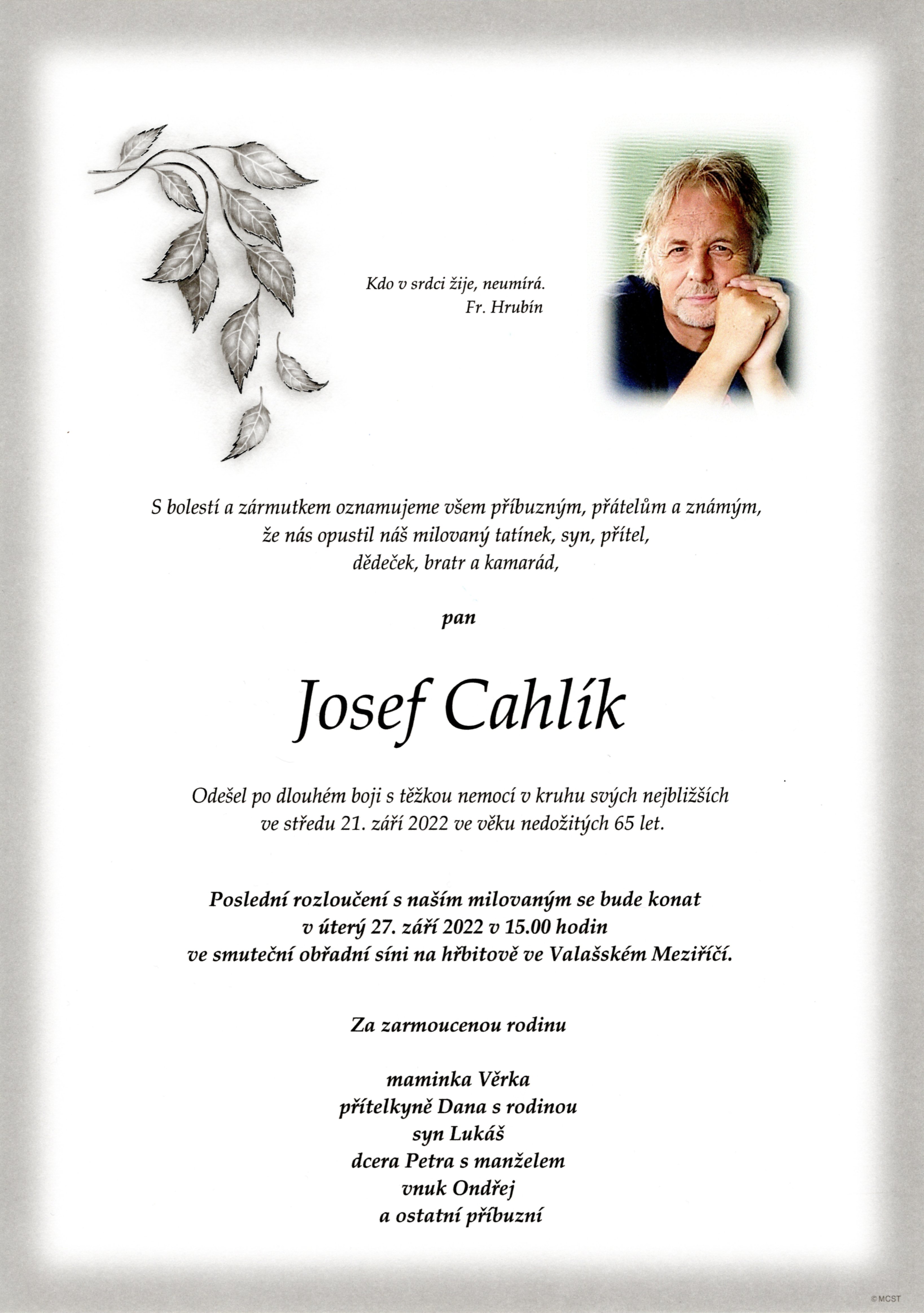 Josef Cahlík