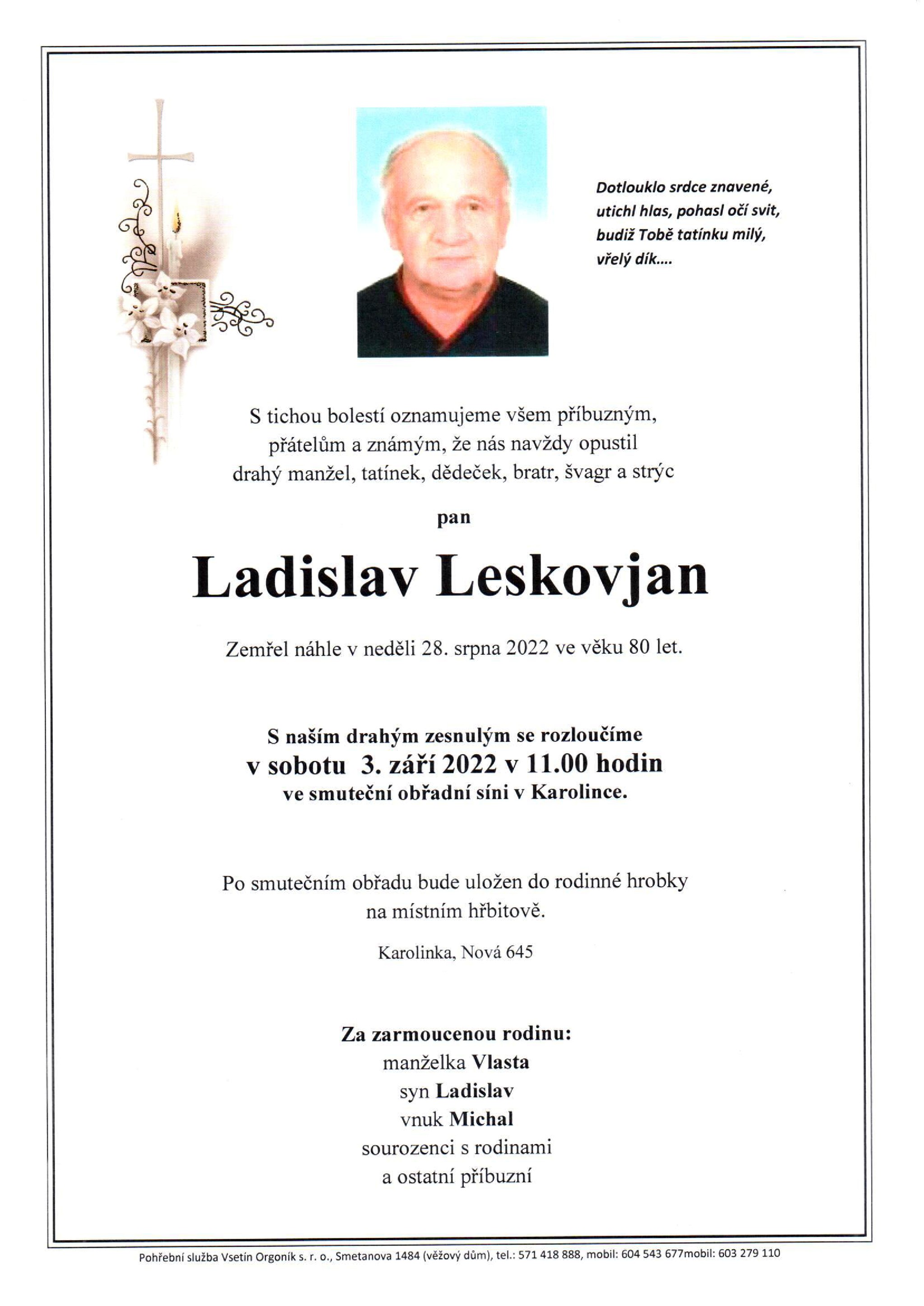 Ladislav Leskovjan