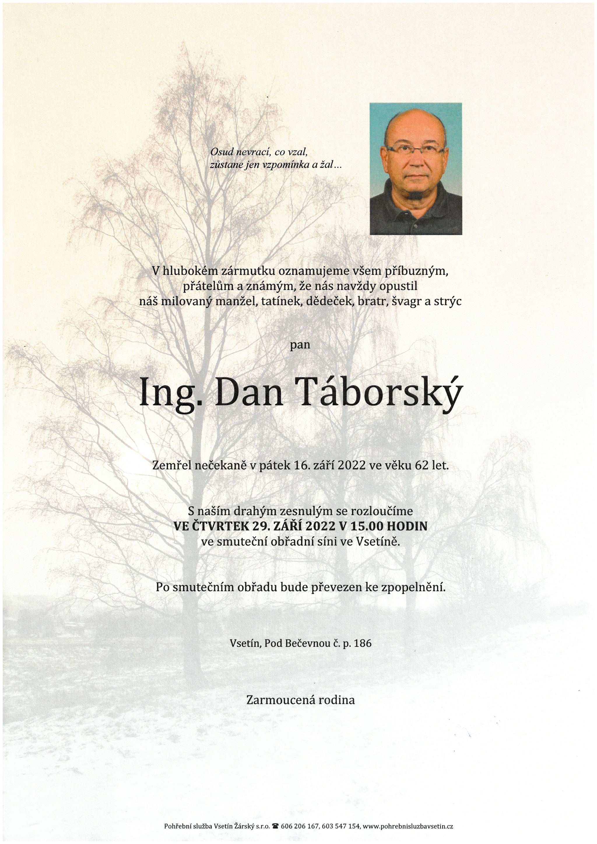 Ing. Dan Táborský
