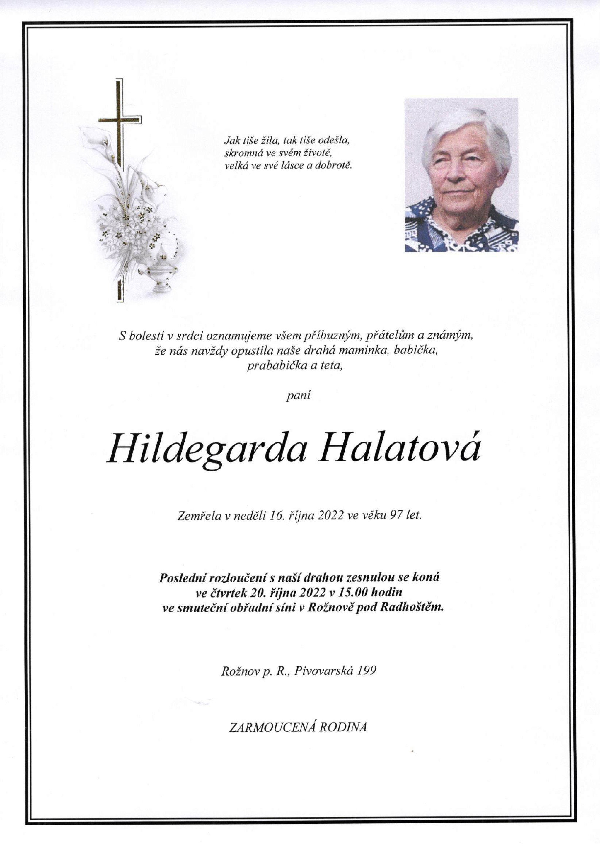 Hildegarda Halatová