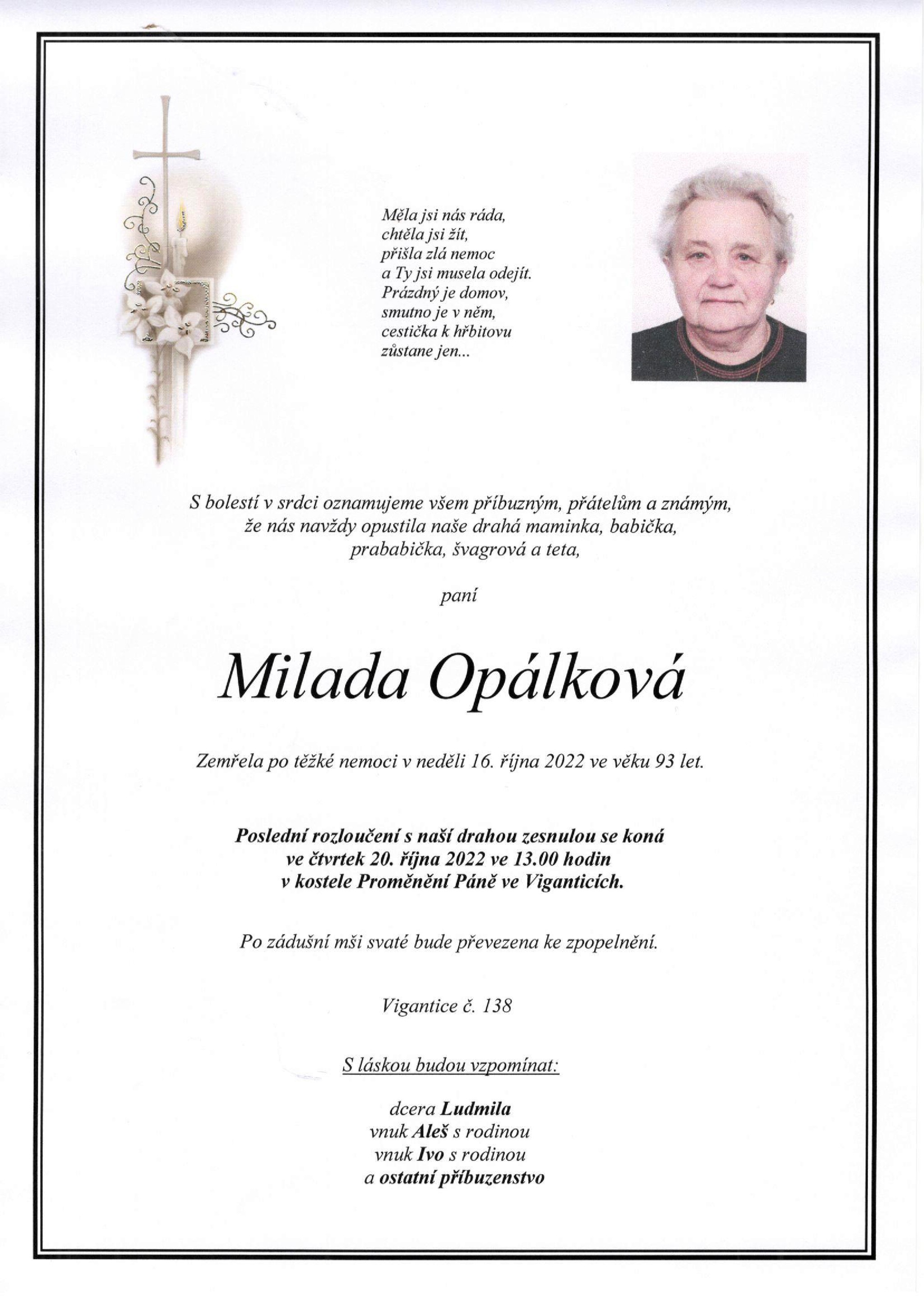 Milada Opálková