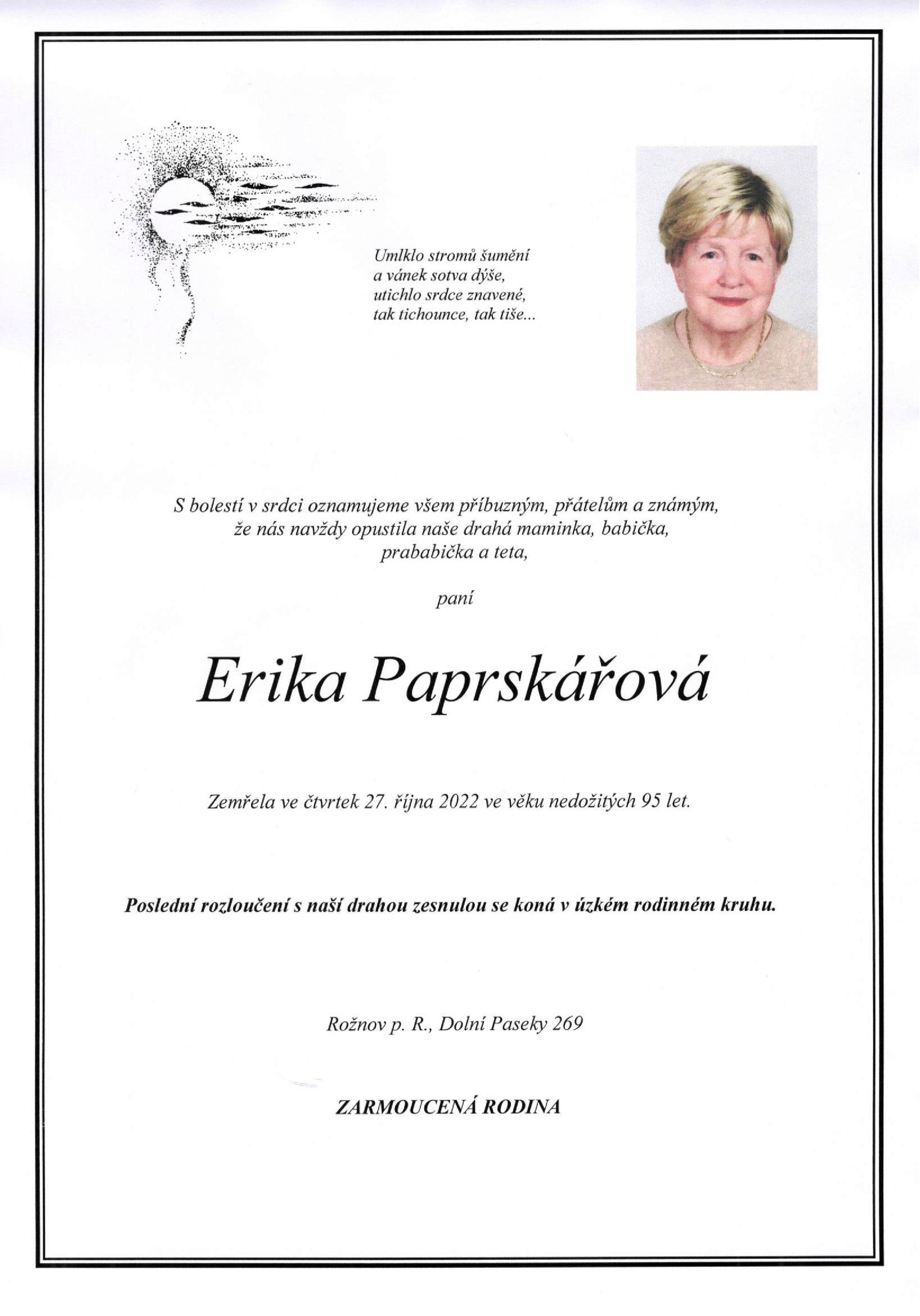 Erika Paprskářová