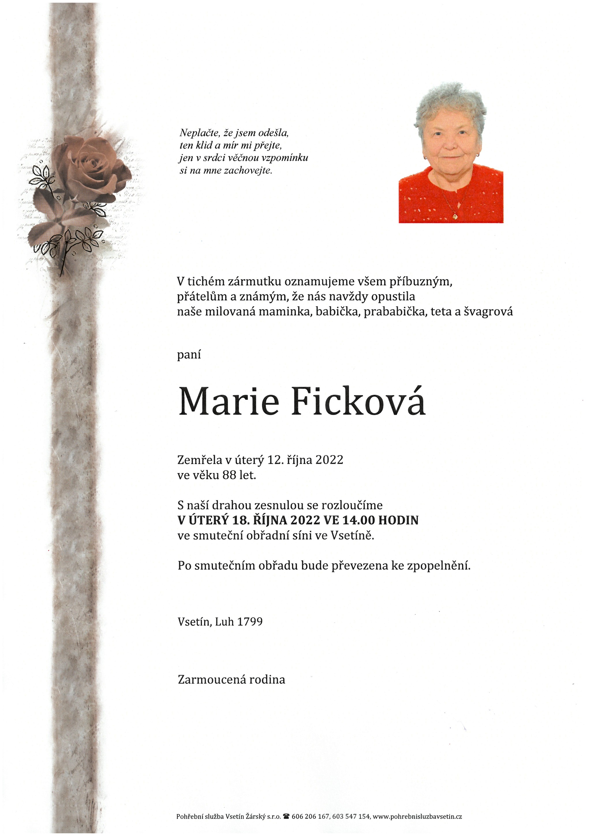 Marie Ficková