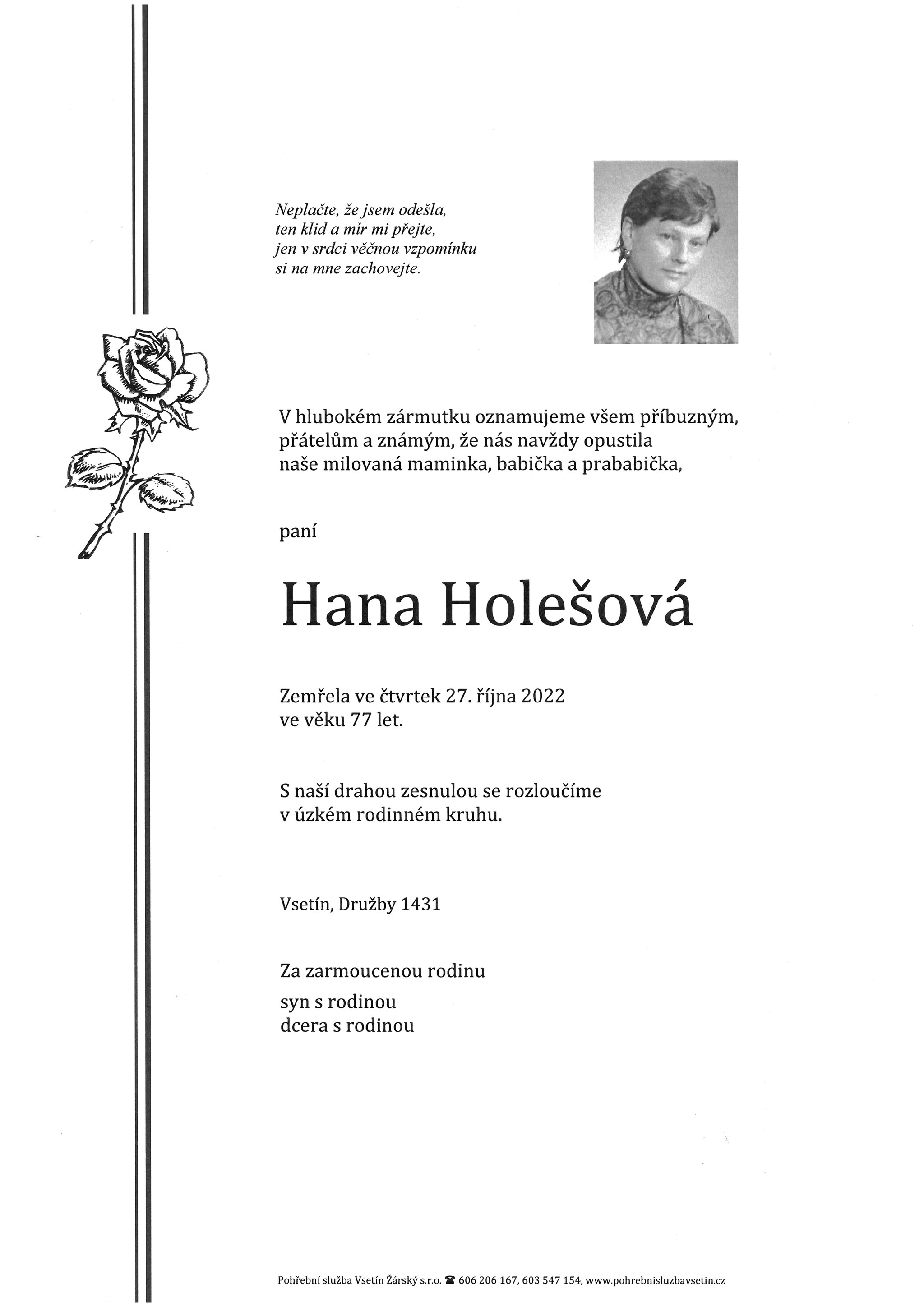 Hana Holešová