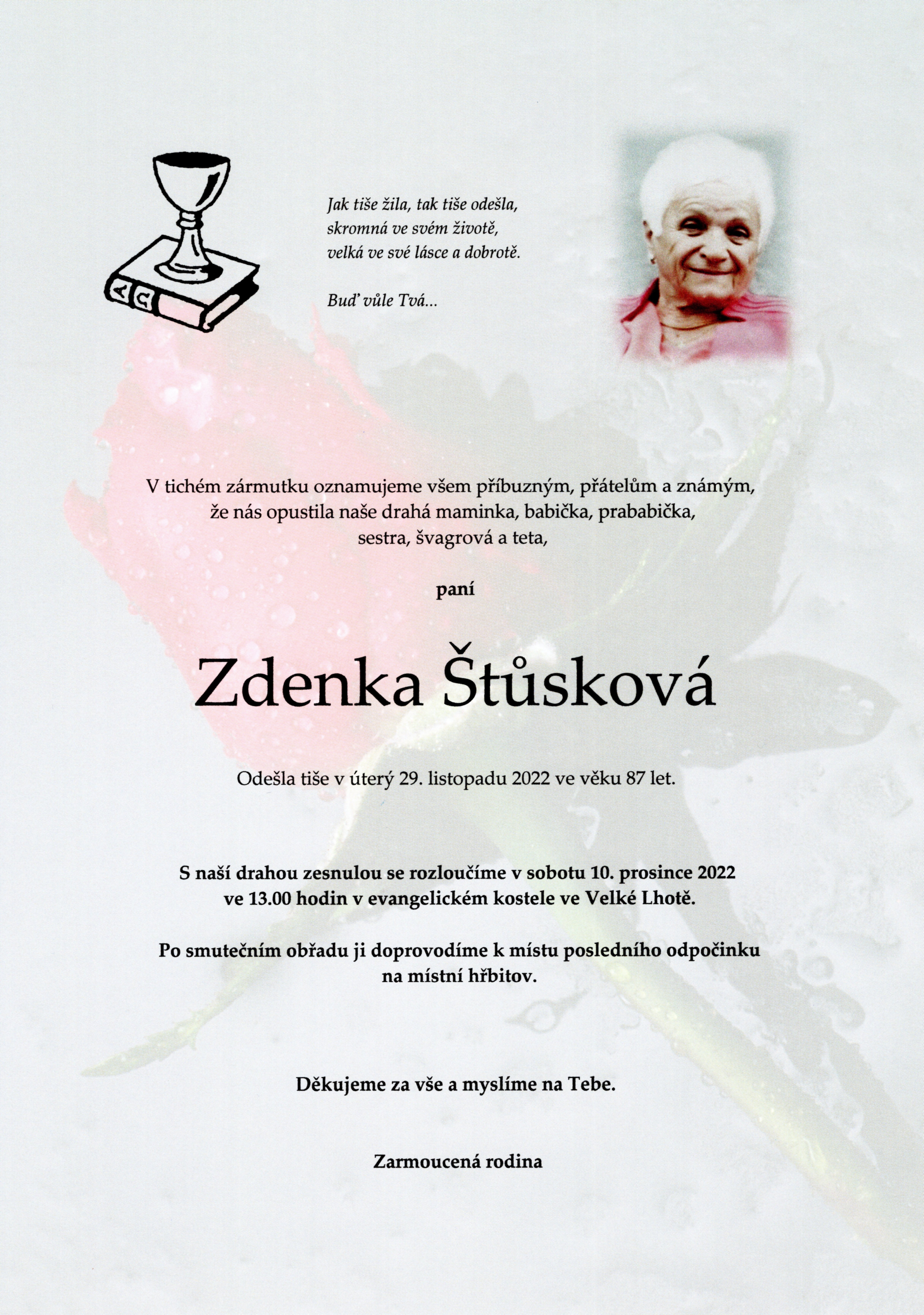 Zdenka Štůsková