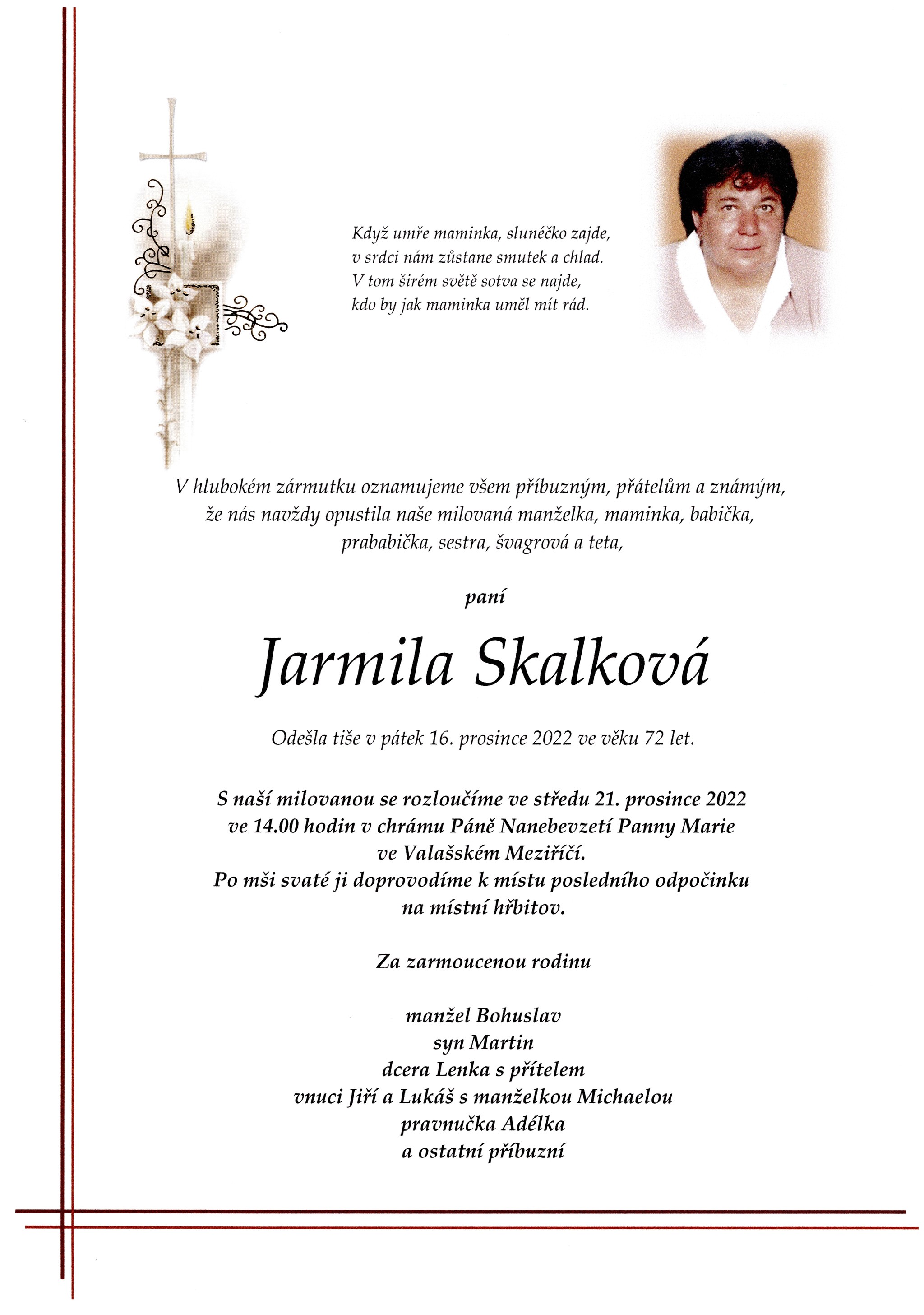 Jarmila Skalková