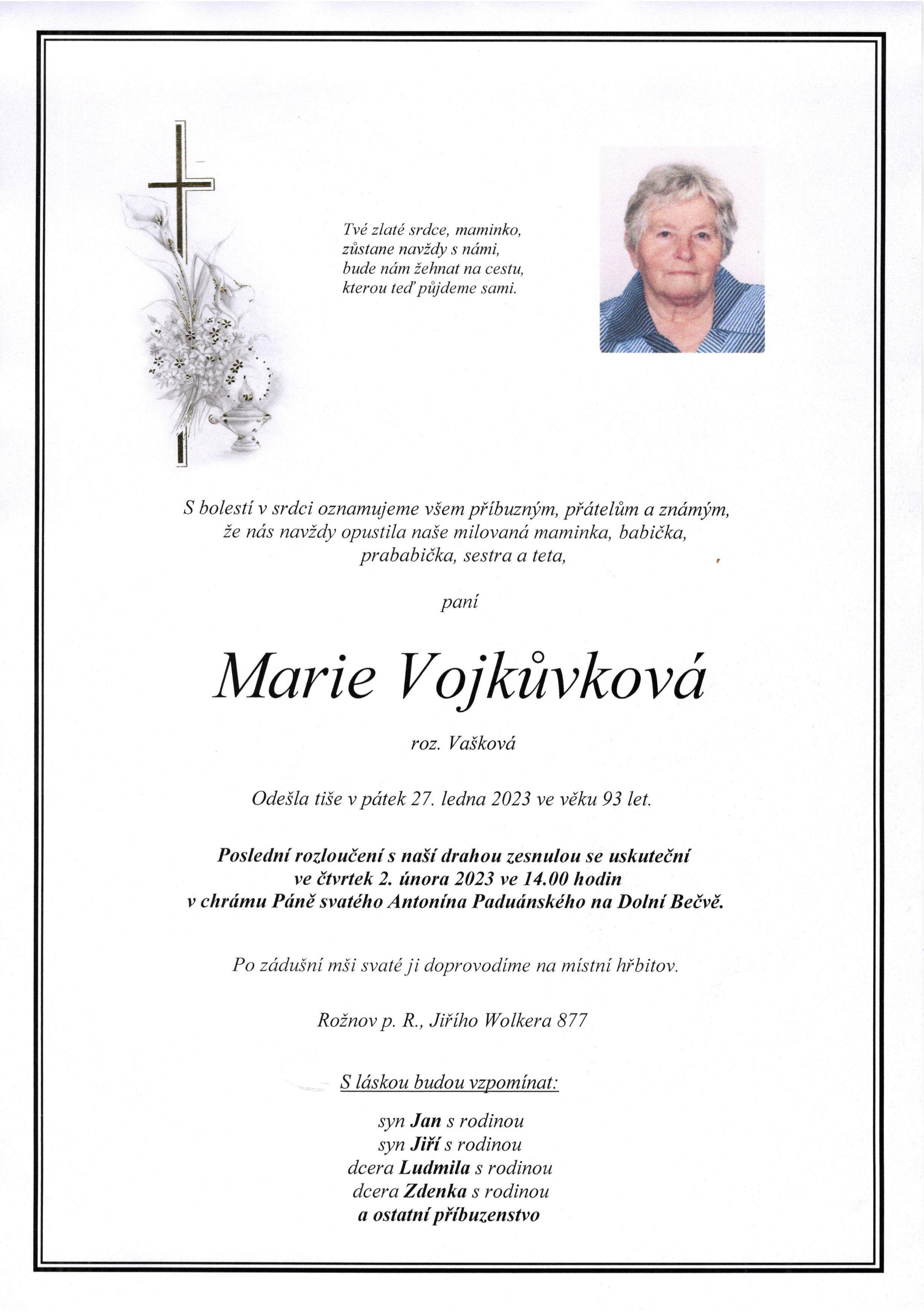 Marie Vojkůvková