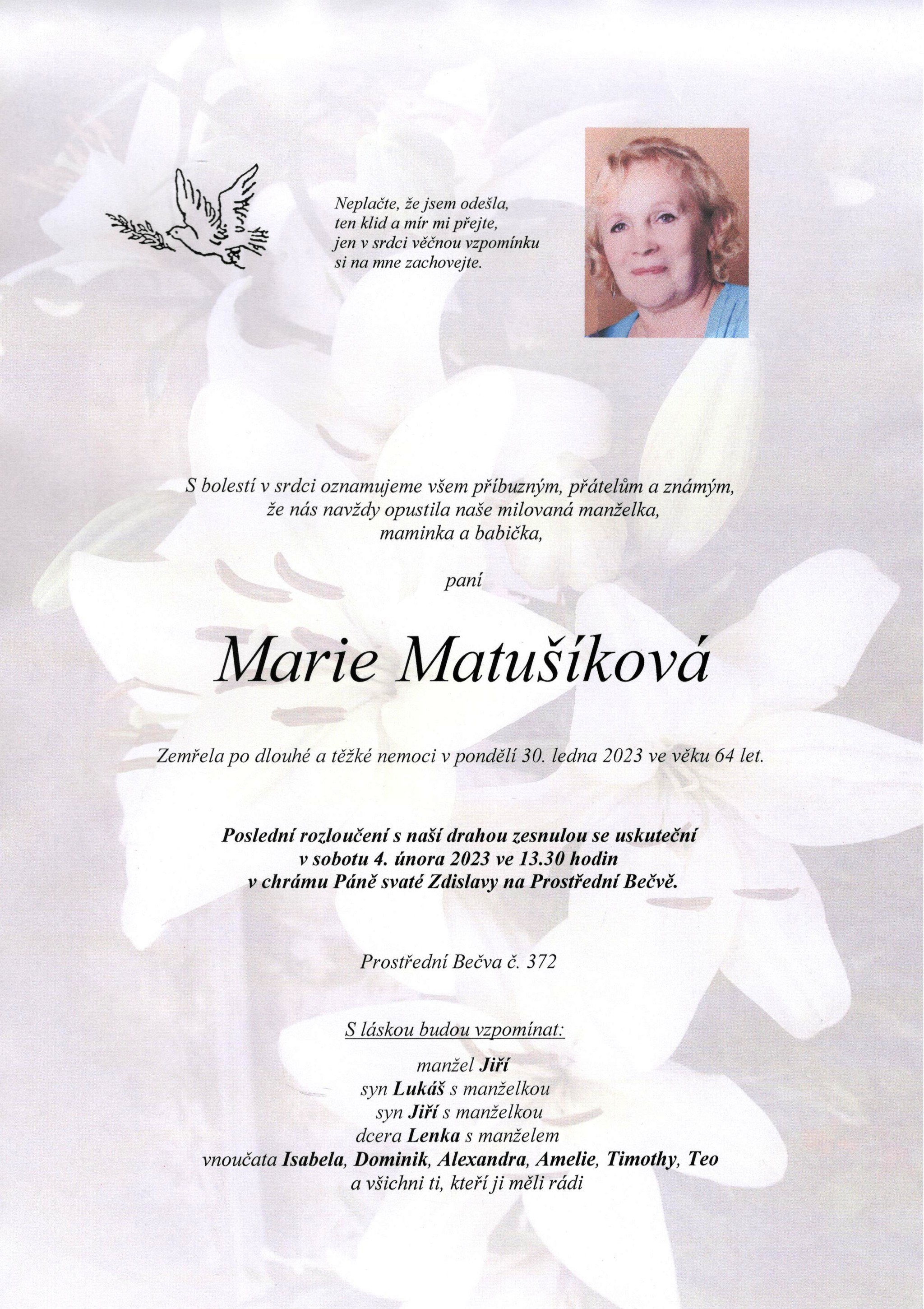 Marie Matušíková