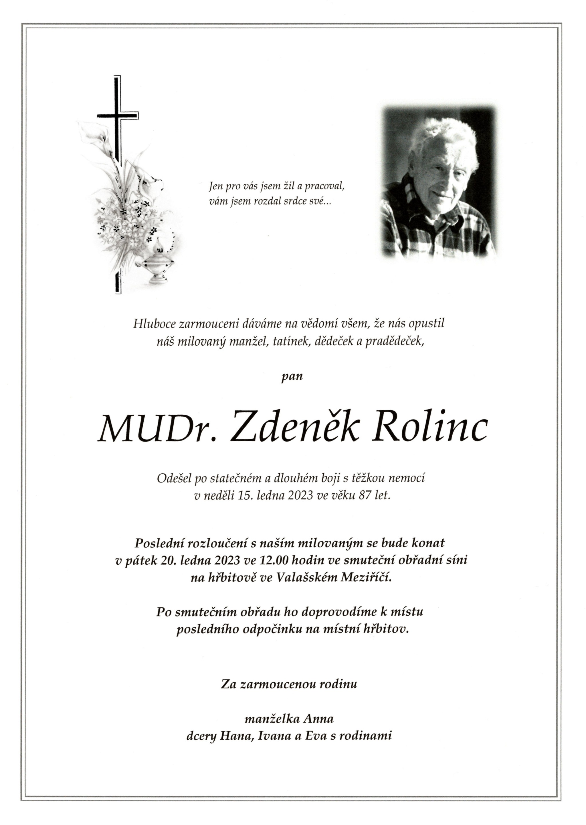 MUDr. Zdeněk Rolinc