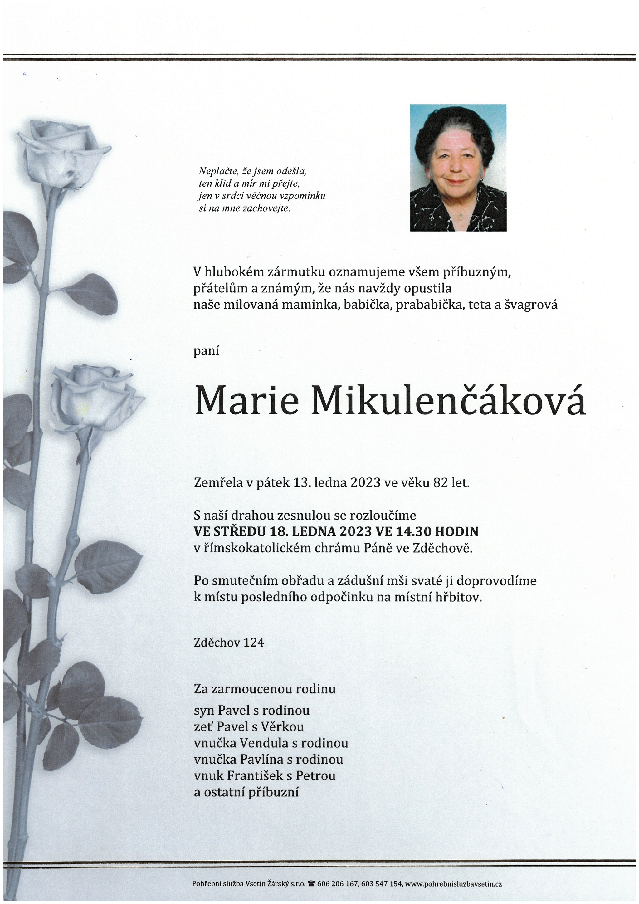 Marie Mikulenčáková