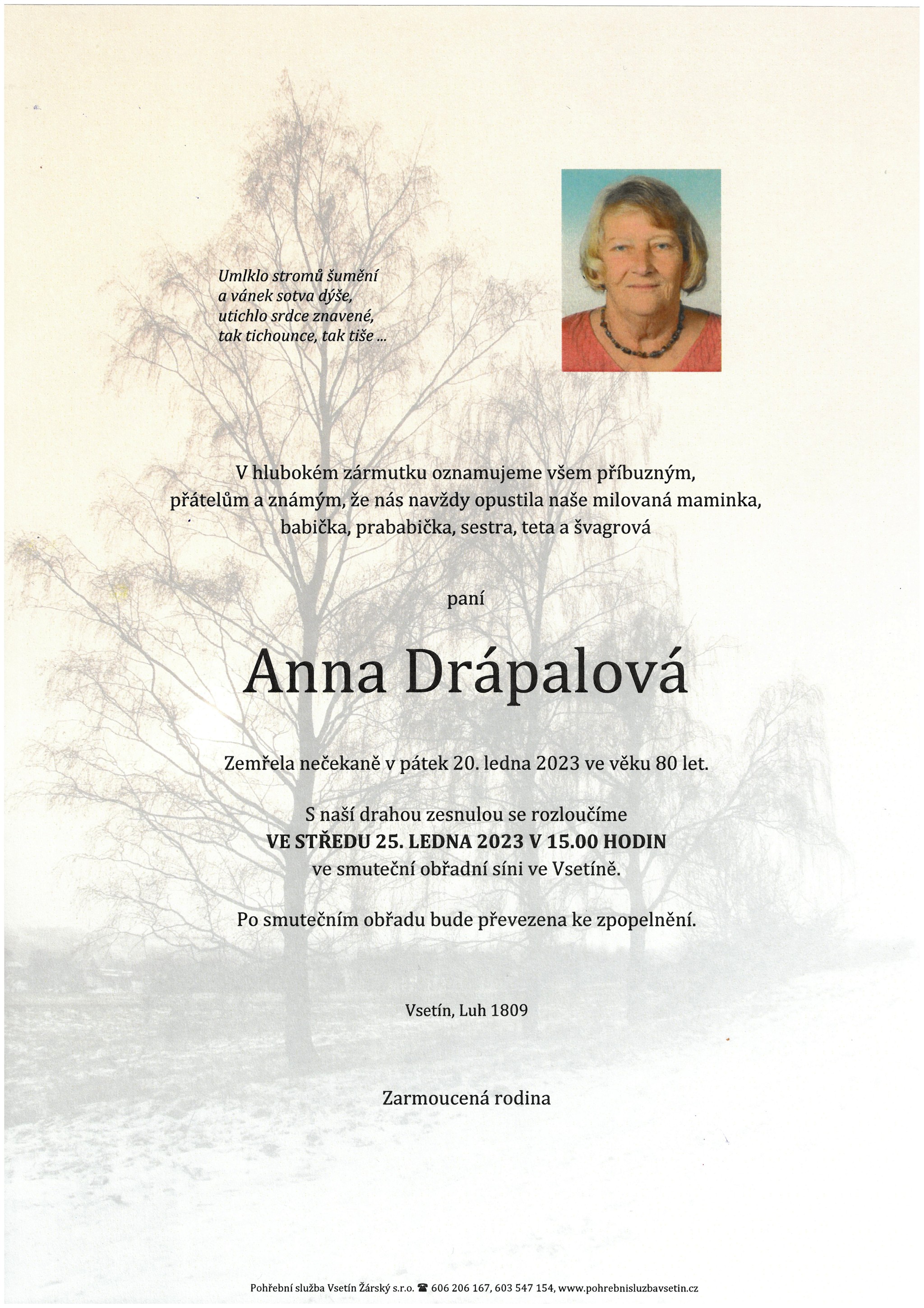 Anna Drápalová