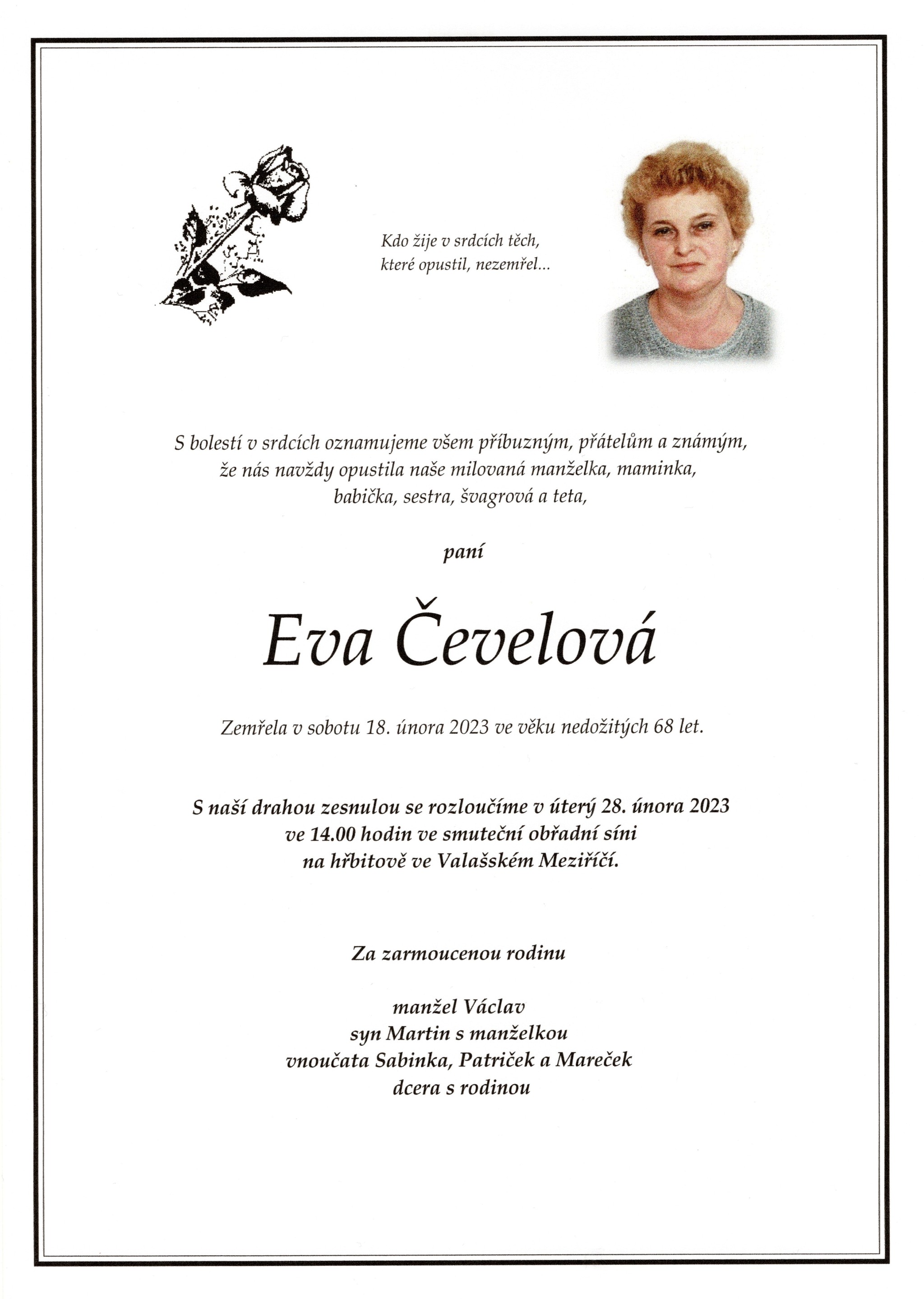 Eva Čevelová