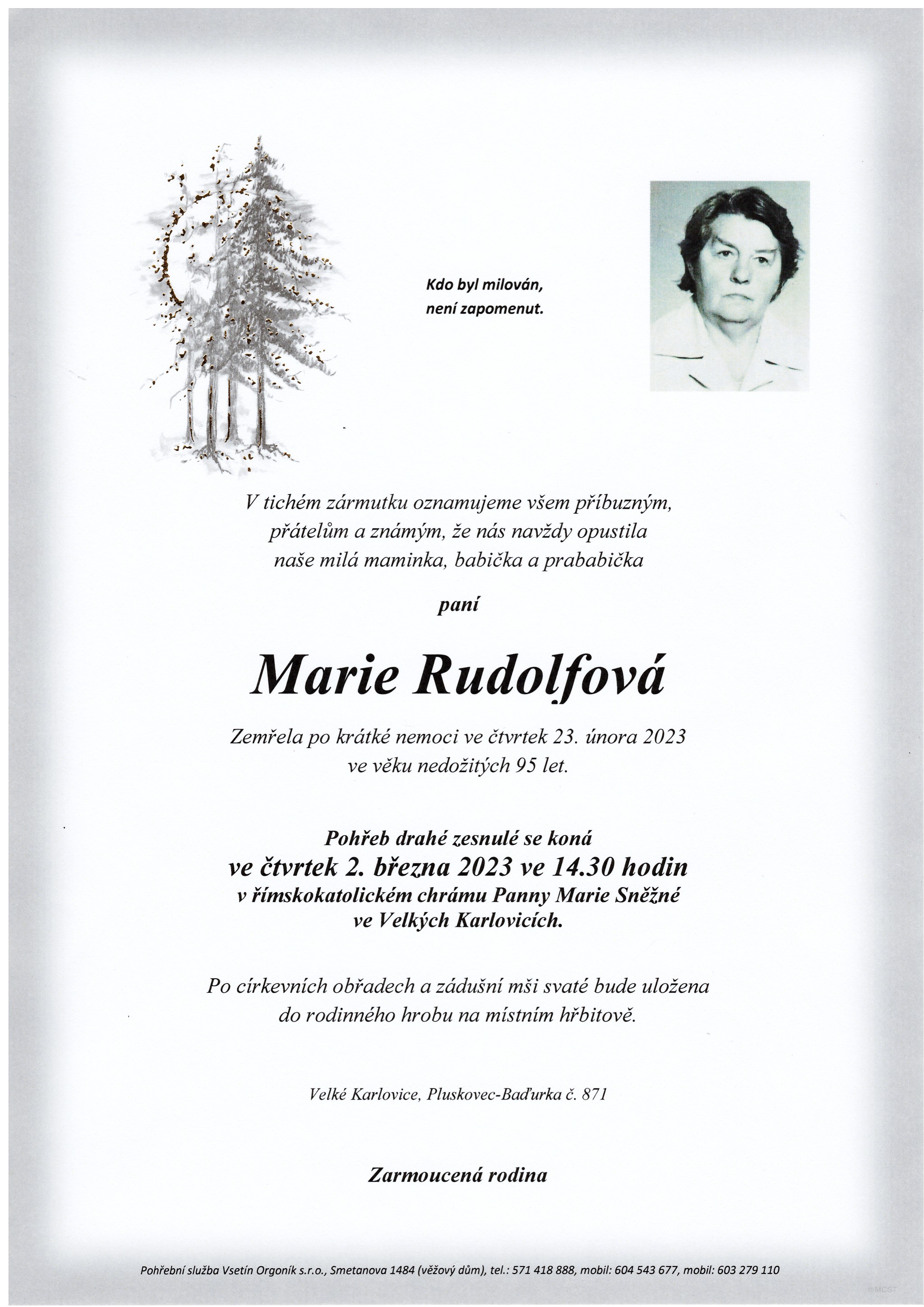 Marie Rudolfová