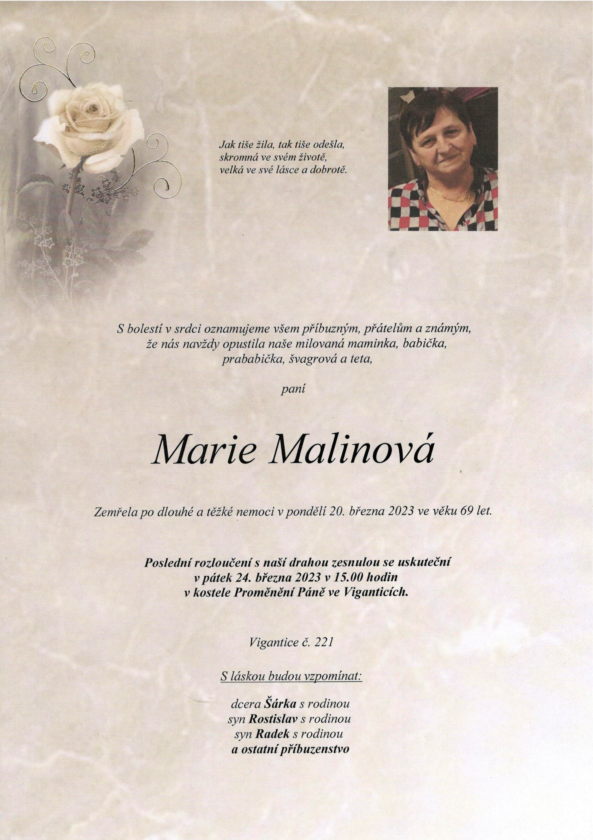 Marie Malinová