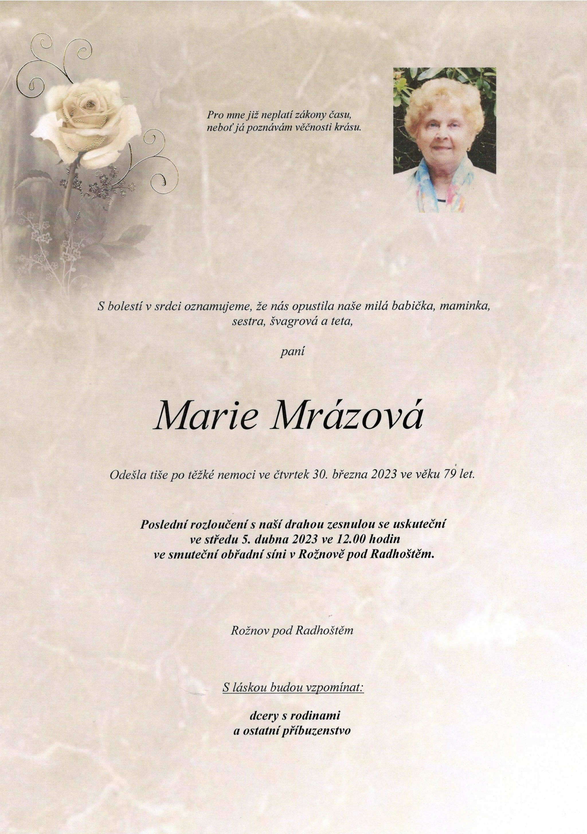 Marie Mrázová