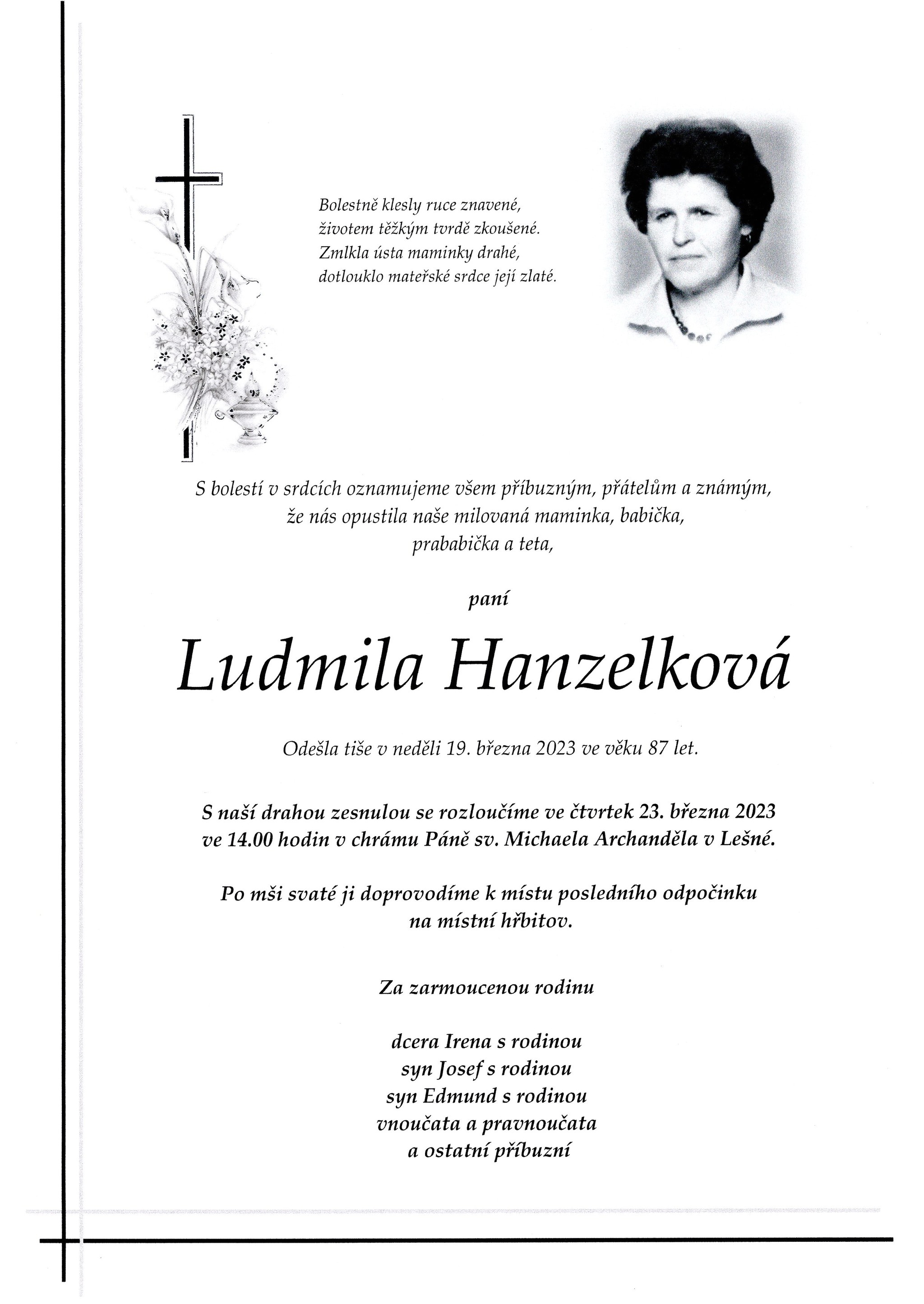 Ludmila Hanzelková