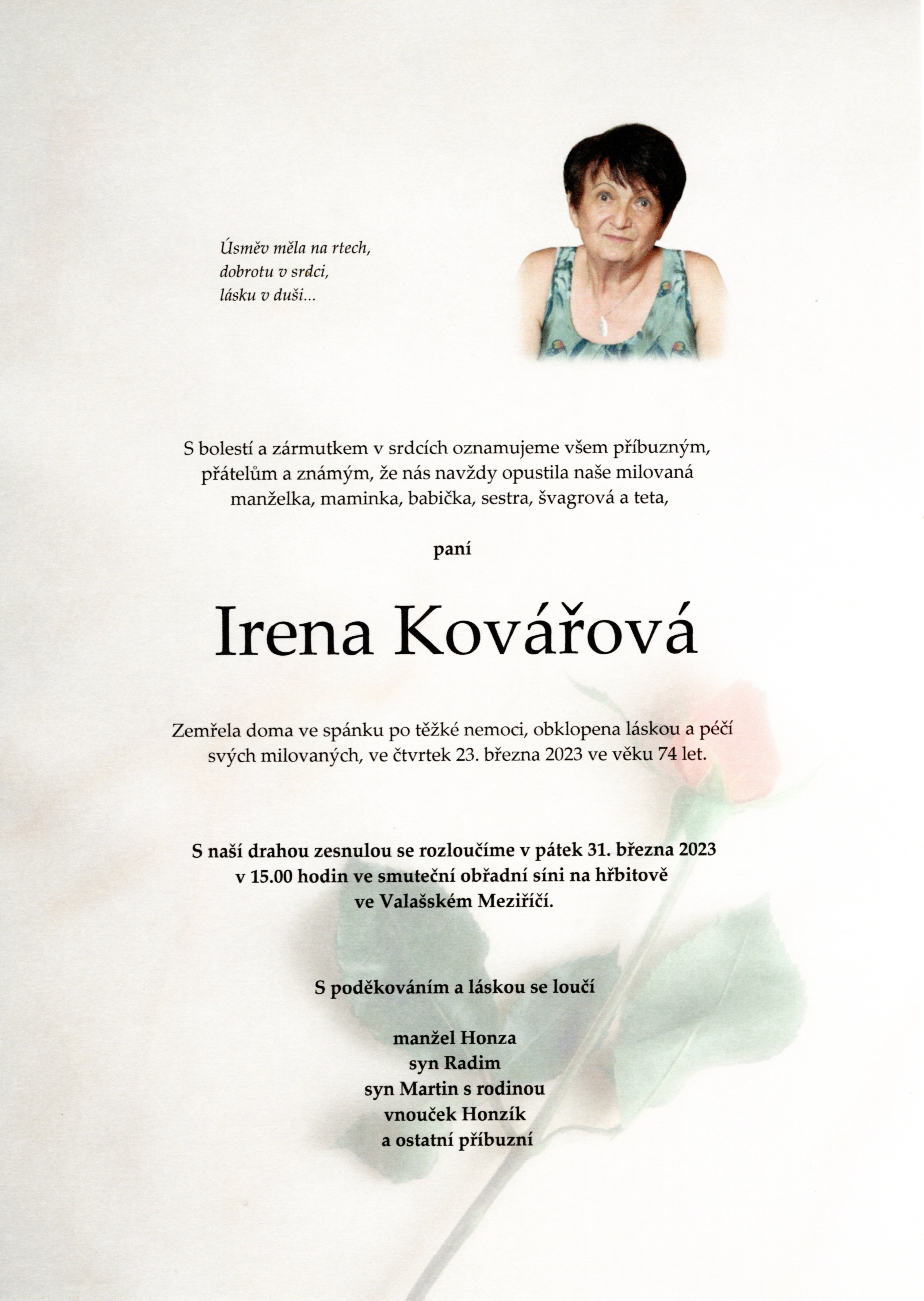 Irena Kovářová